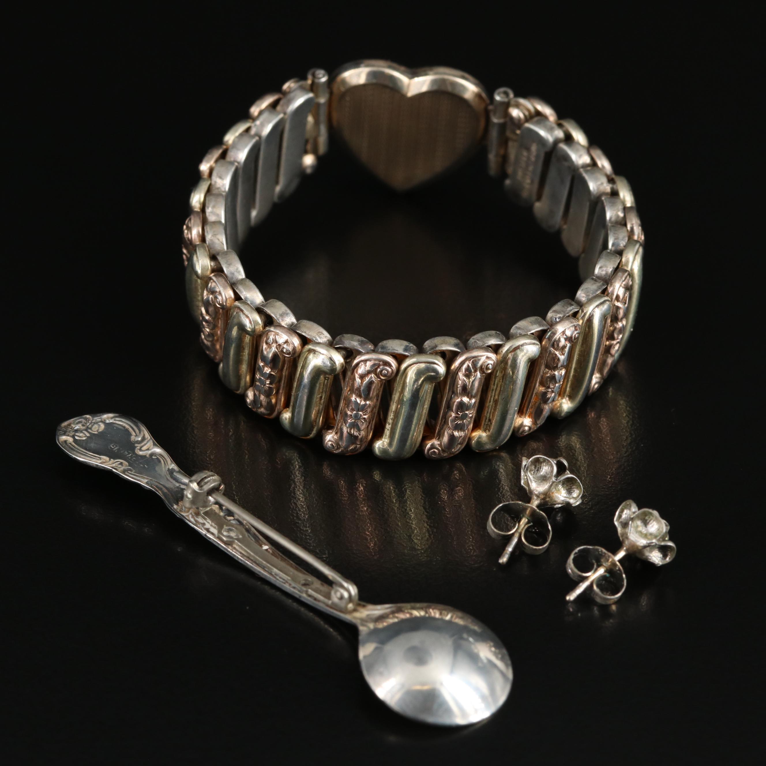 Vintage and Antique Jewelry Collection Featuring Sterling