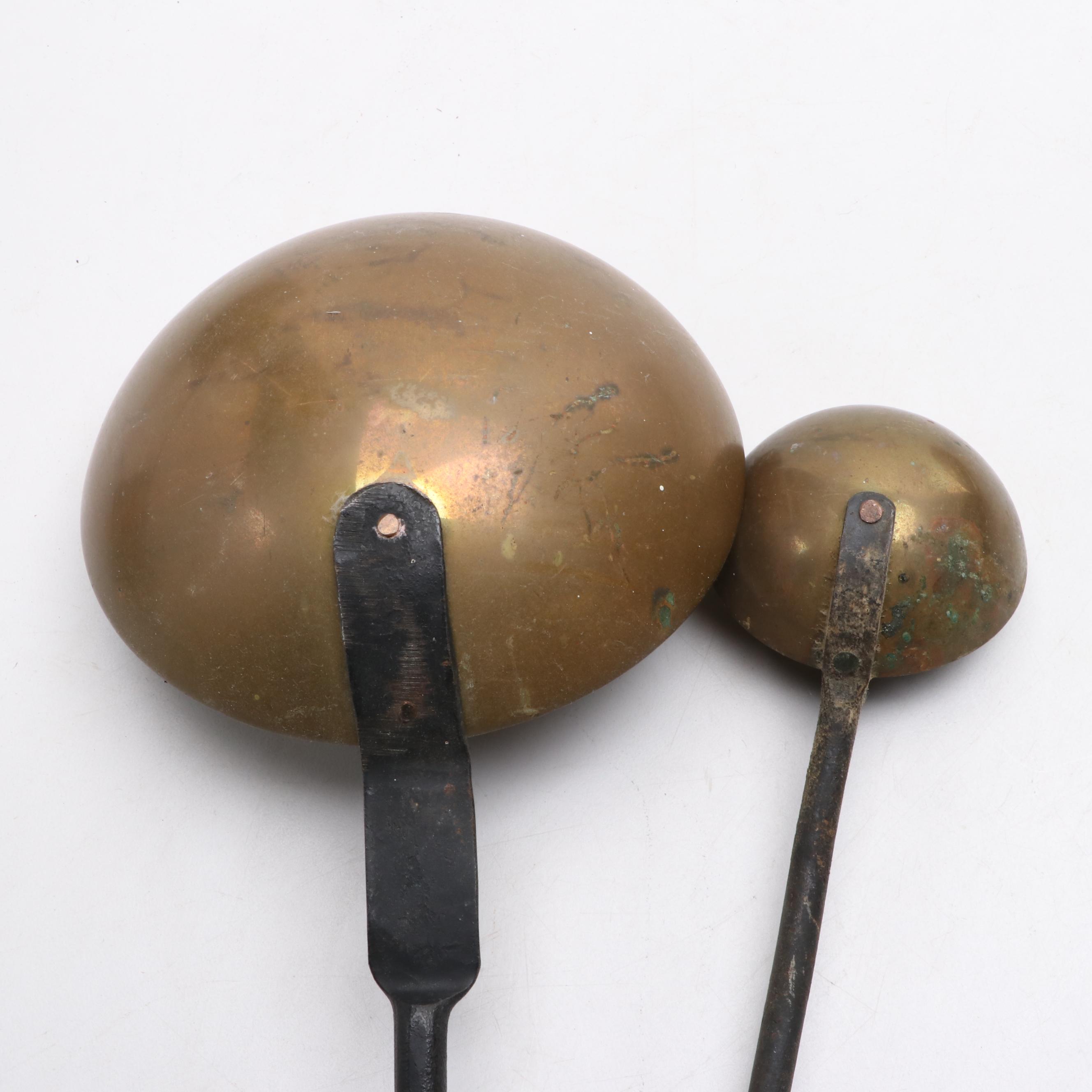 Cast Iron and Brass Bed Warmers and Other Tools