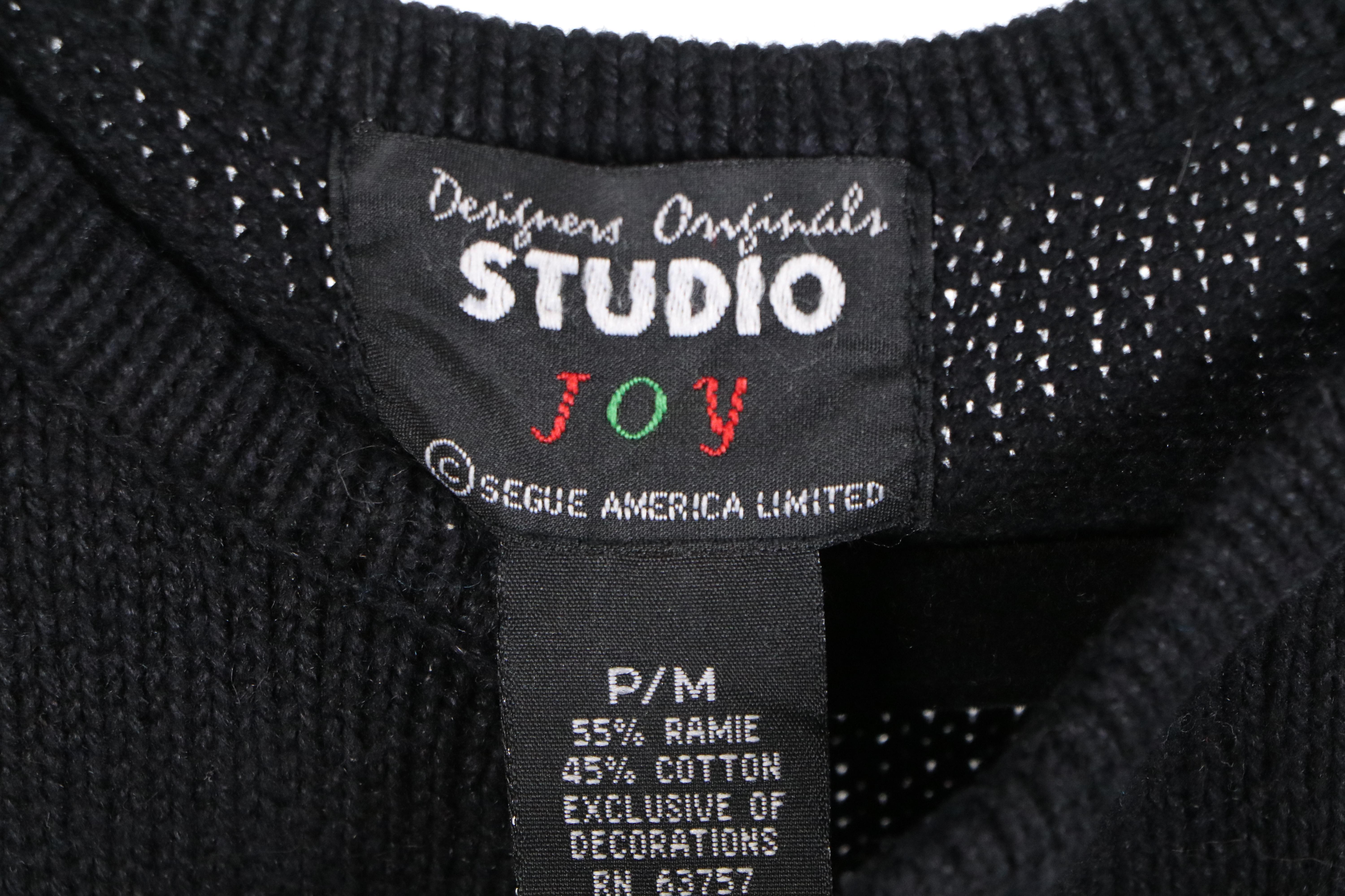Festive Embellished Holiday Sweaters Featuring Designers Original Studio, & More