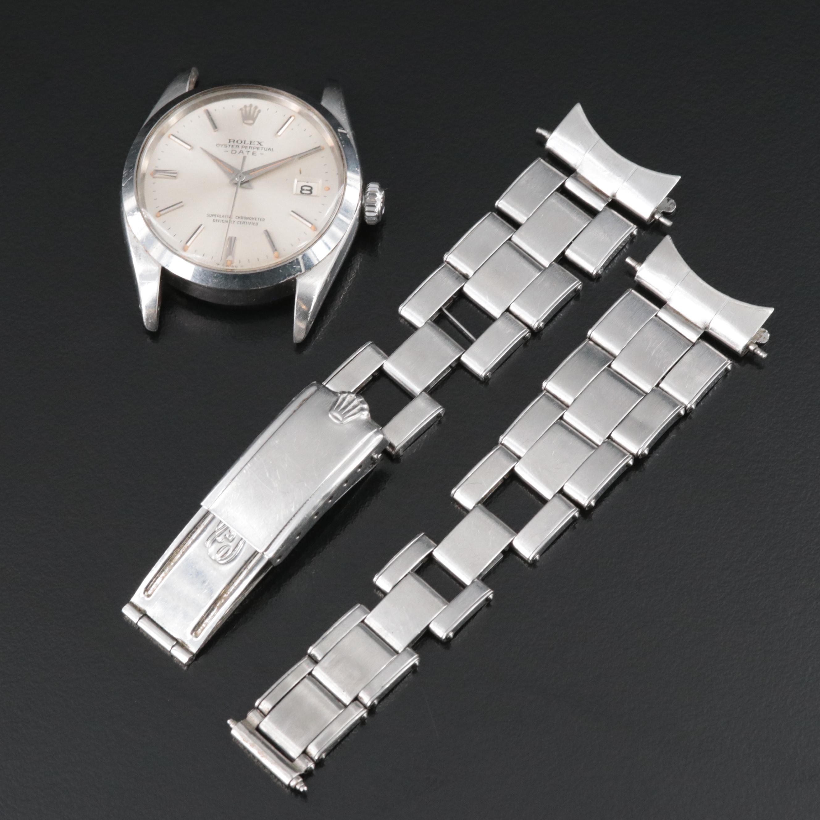 1959 Rolex Oyster Perpetual Date Stainless Steel Watch