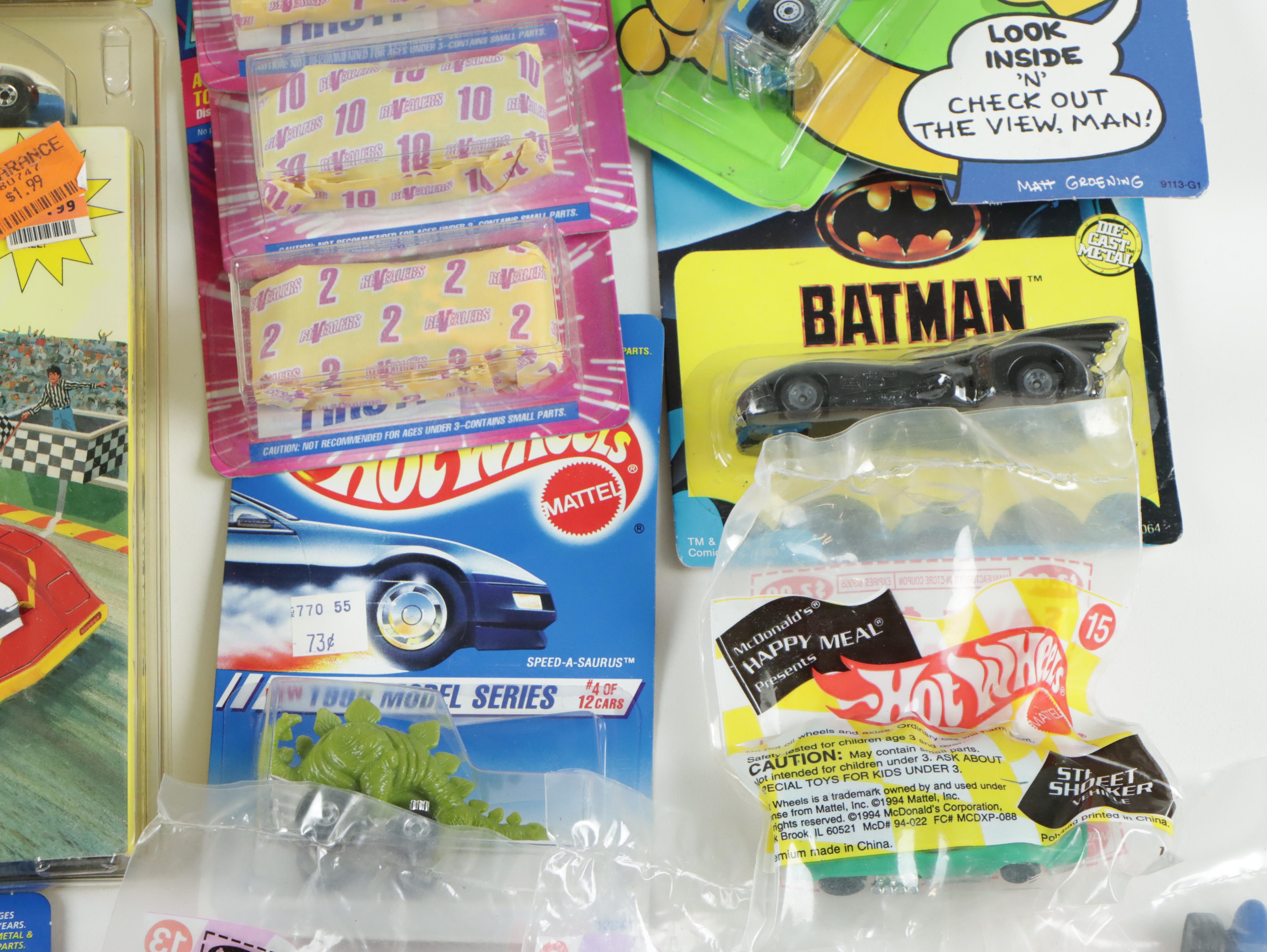 Hot Wheels Tattoo Machines, ReVealers, "Heroes on Hot Wheels" VHS, and More