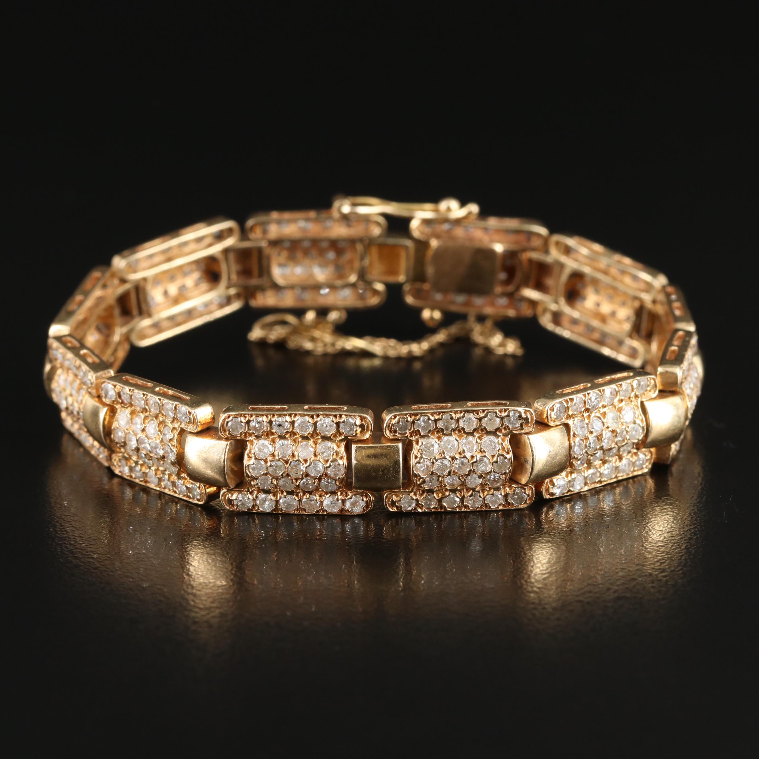 14K 5.02 CTW Diamond Bracelet