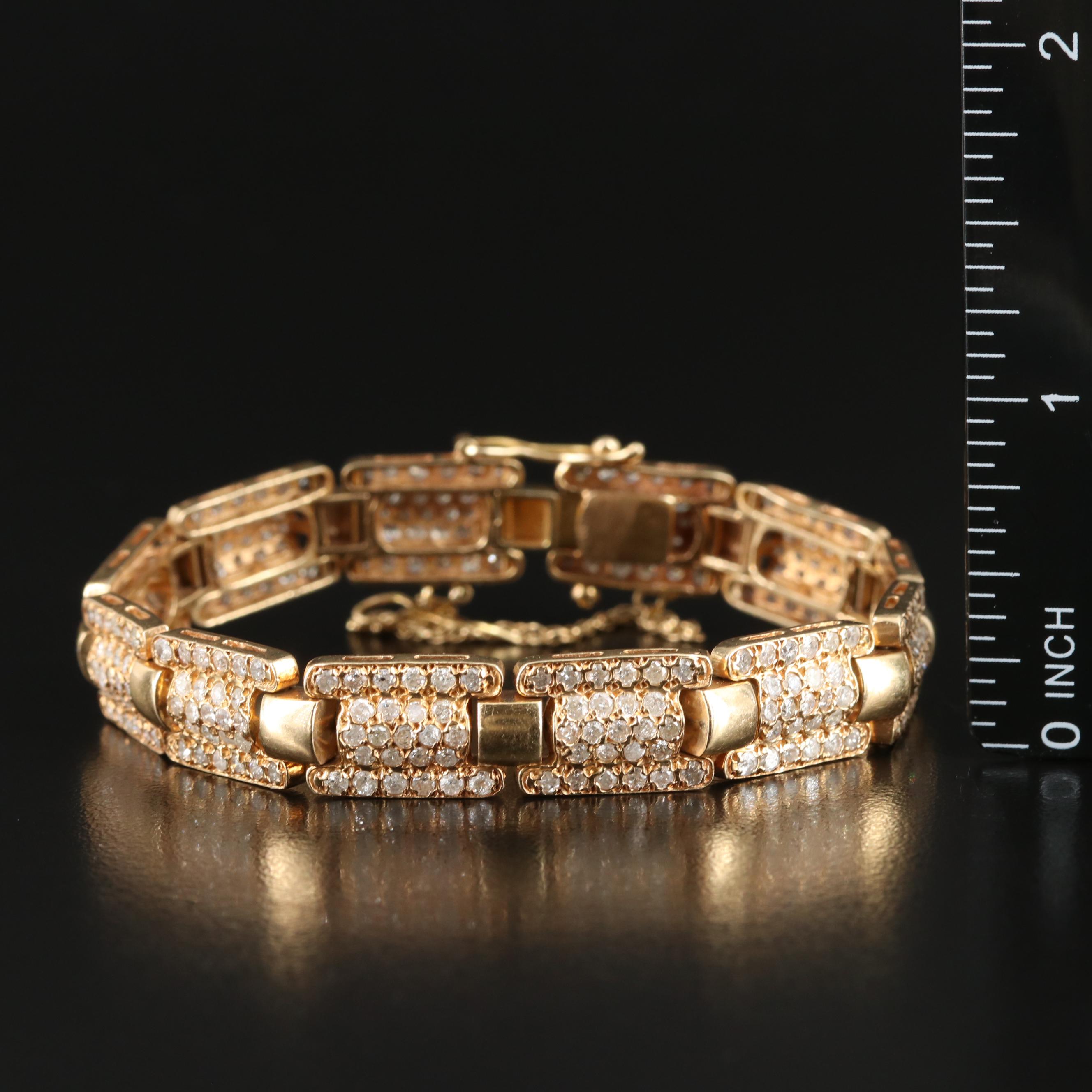14K 5.02 CTW Diamond Bracelet