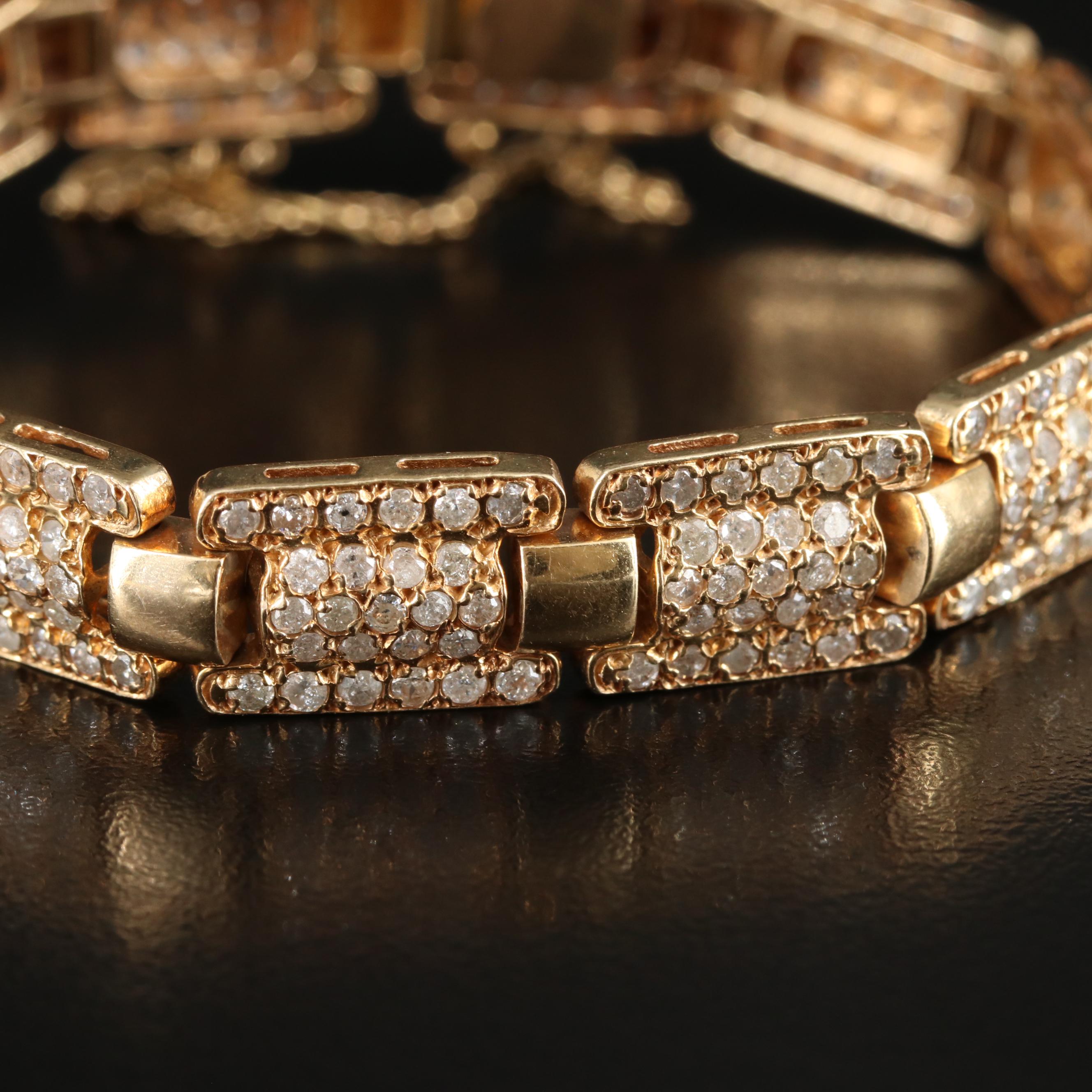 14K 5.02 CTW Diamond Bracelet