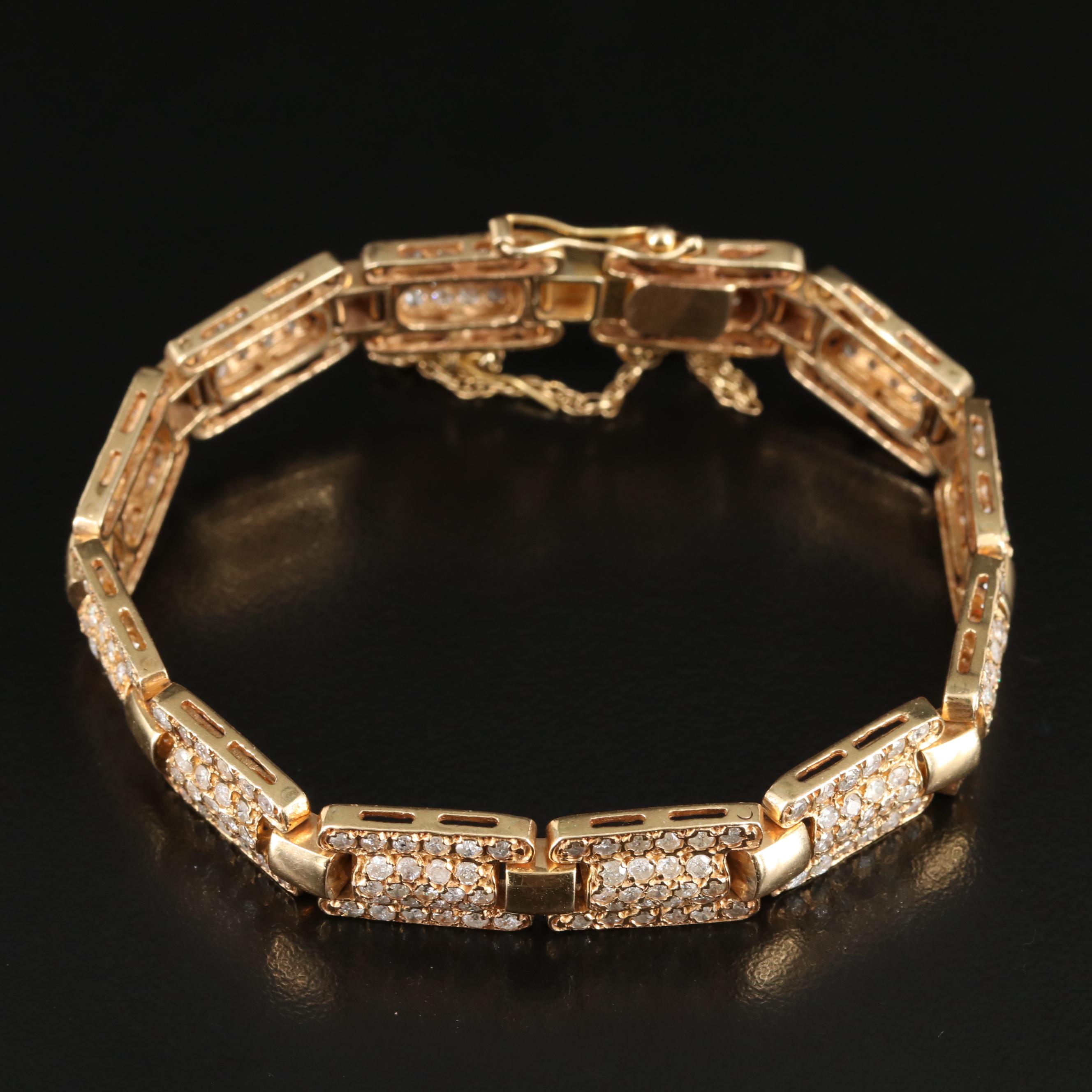 14K 5.02 CTW Diamond Bracelet