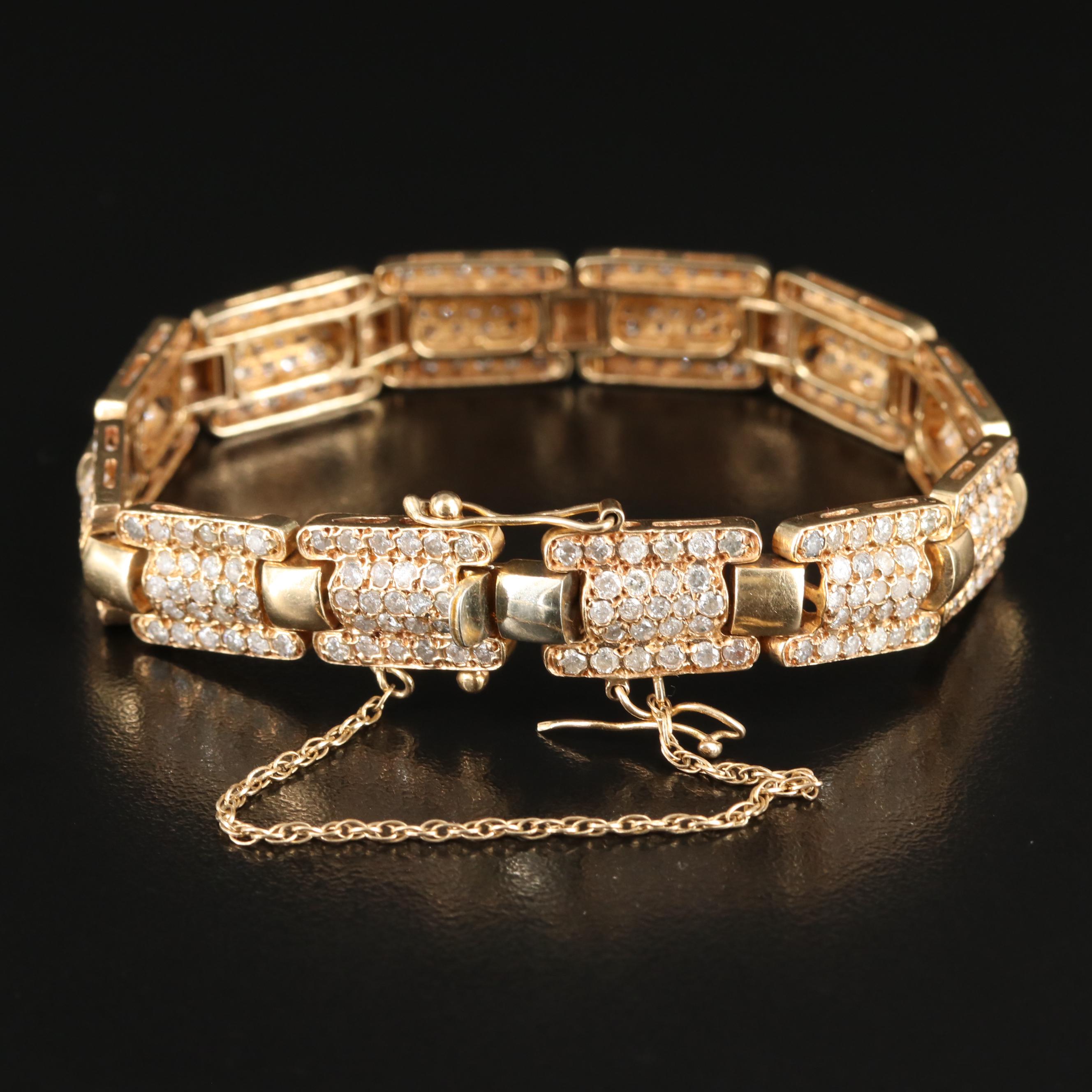 14K 5.02 CTW Diamond Bracelet