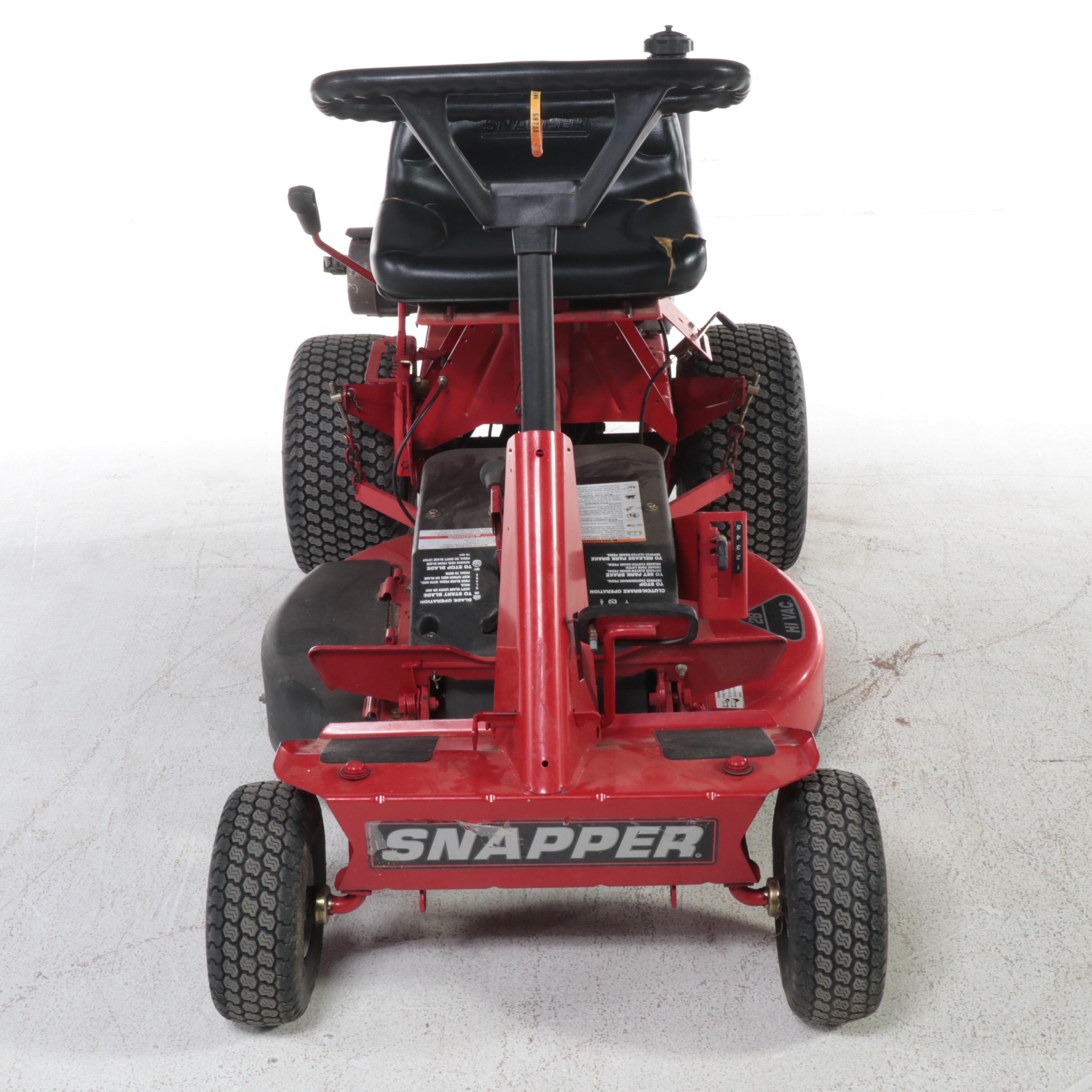 Snapper 28" Hi Vac Ride-On Mower