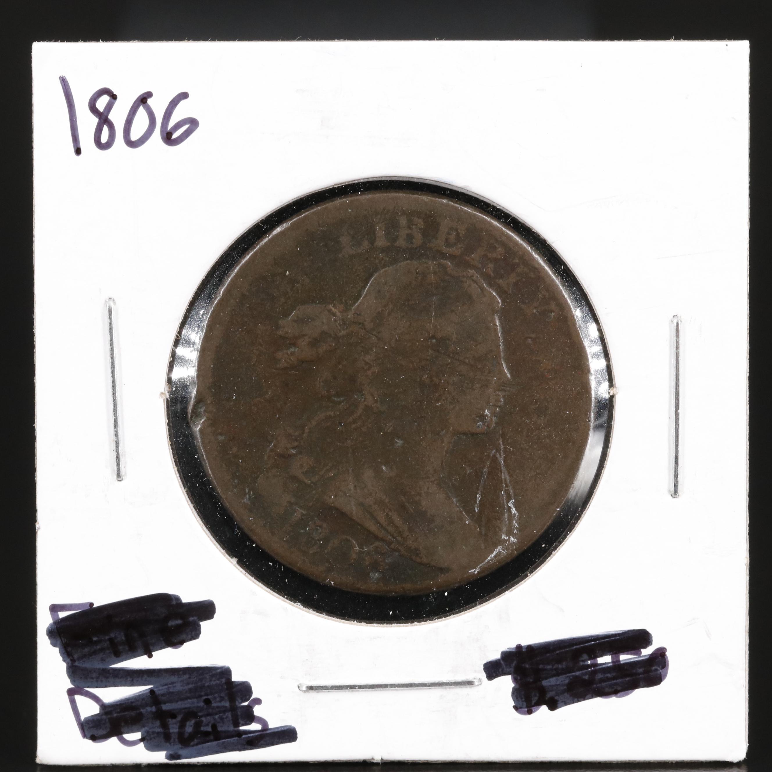 1806 Draped Bust Large Cent