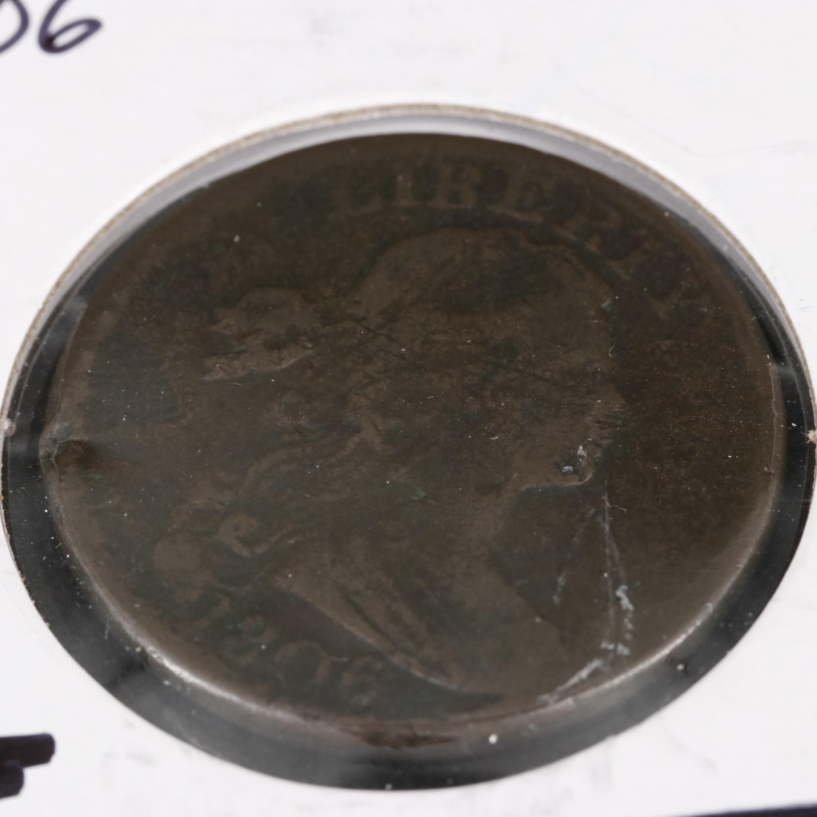 1806 Draped Bust Large Cent