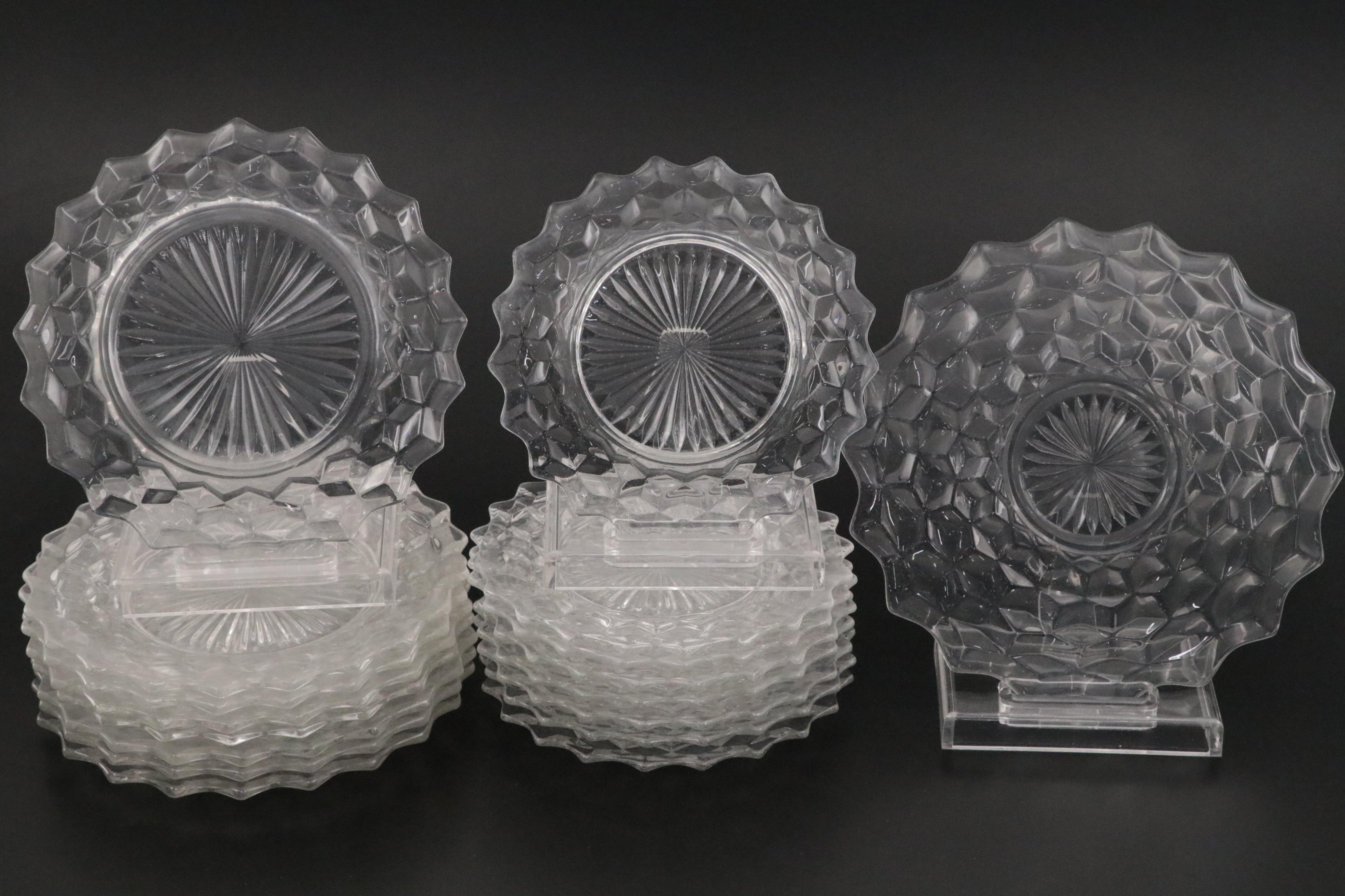 Fostoria "American Clear" Tableware and Champagne Glasses