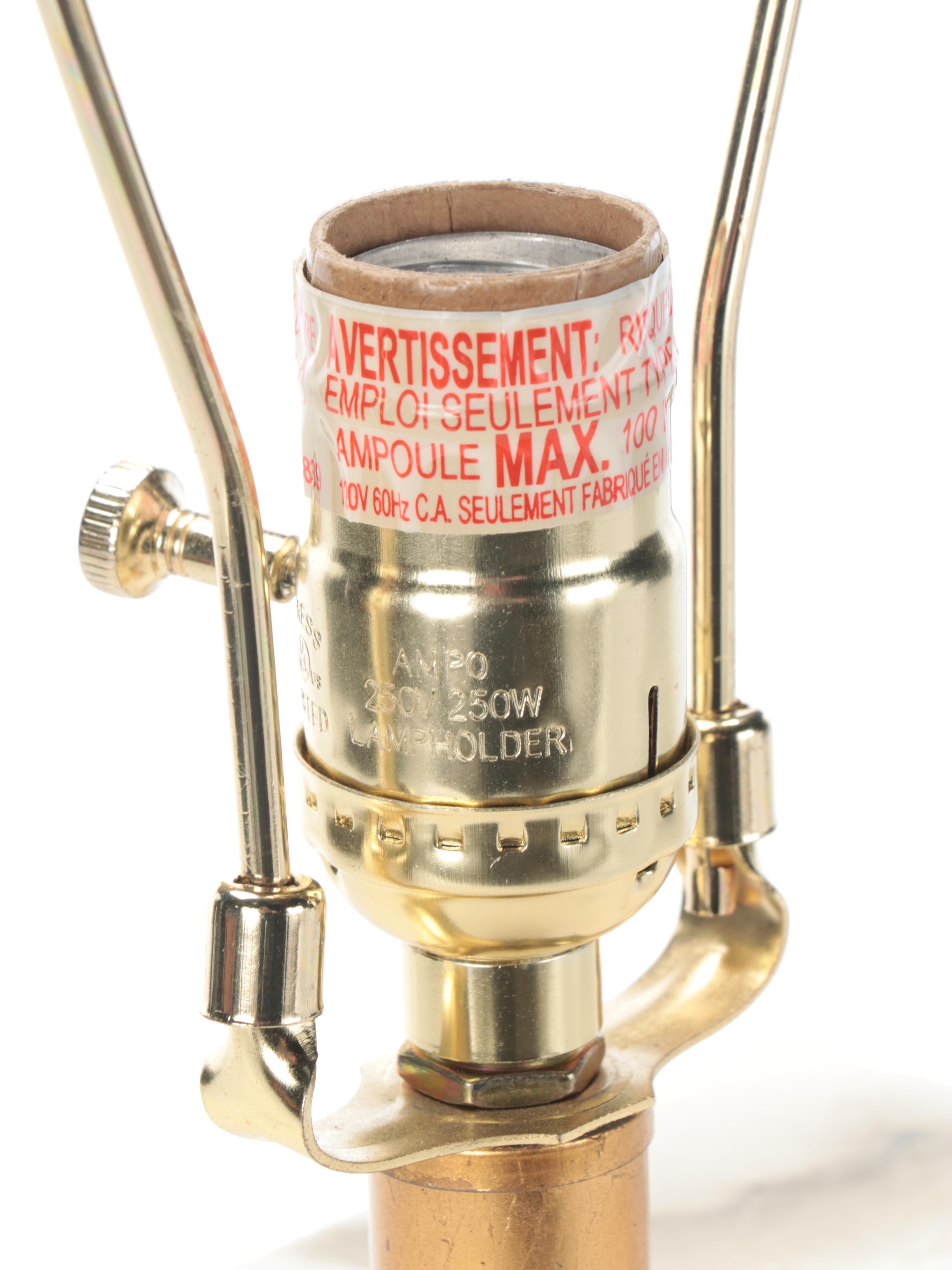 Simon Blake Interiors Alabaster Table Lamp, Contemporary