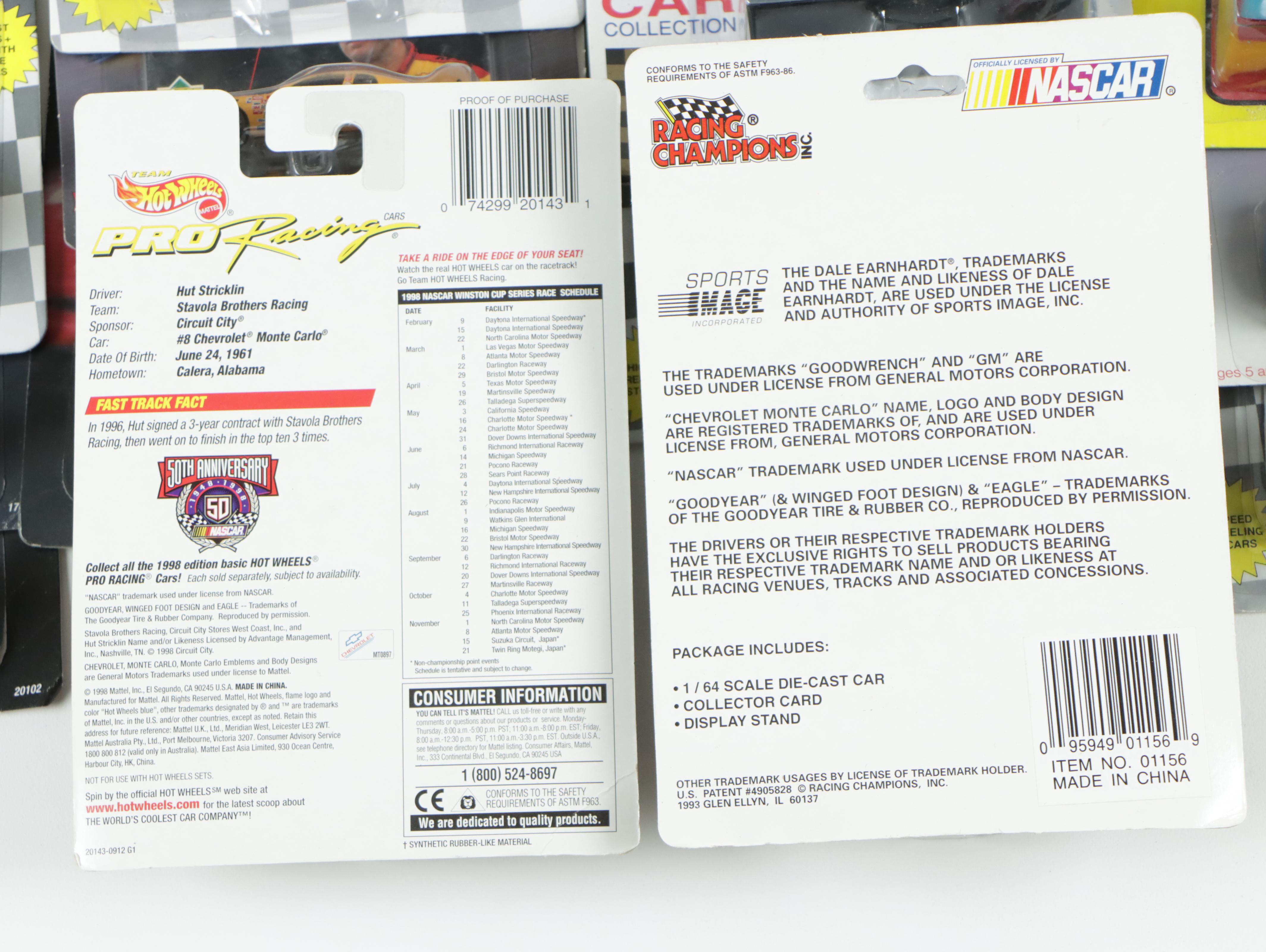 Racing Champions Pro Circuit, NASCAR, Corn Flakes Racing, and More Toy Cars