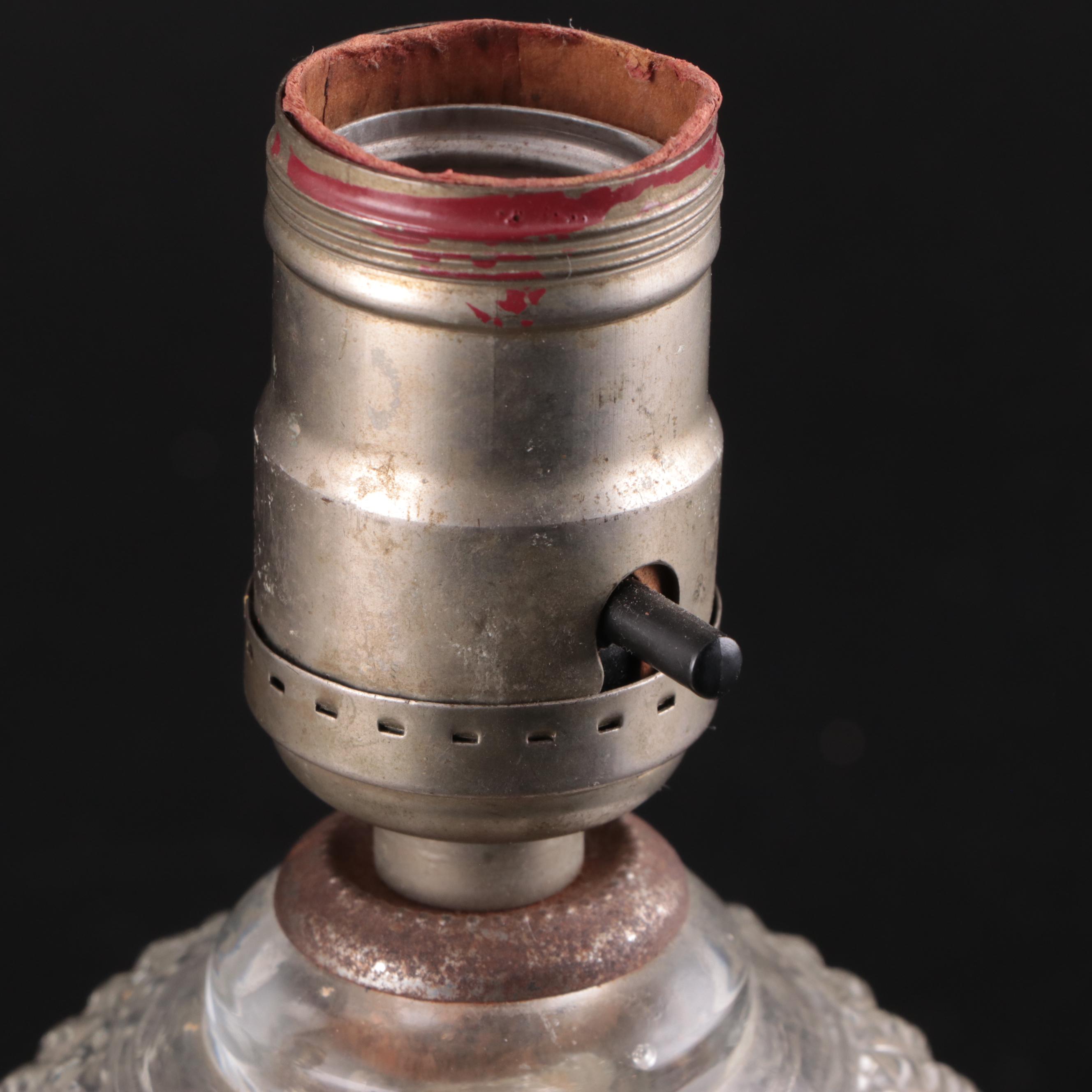 Art Deco Style and Other Glass Table Lamps, Early to Mid-20th Century