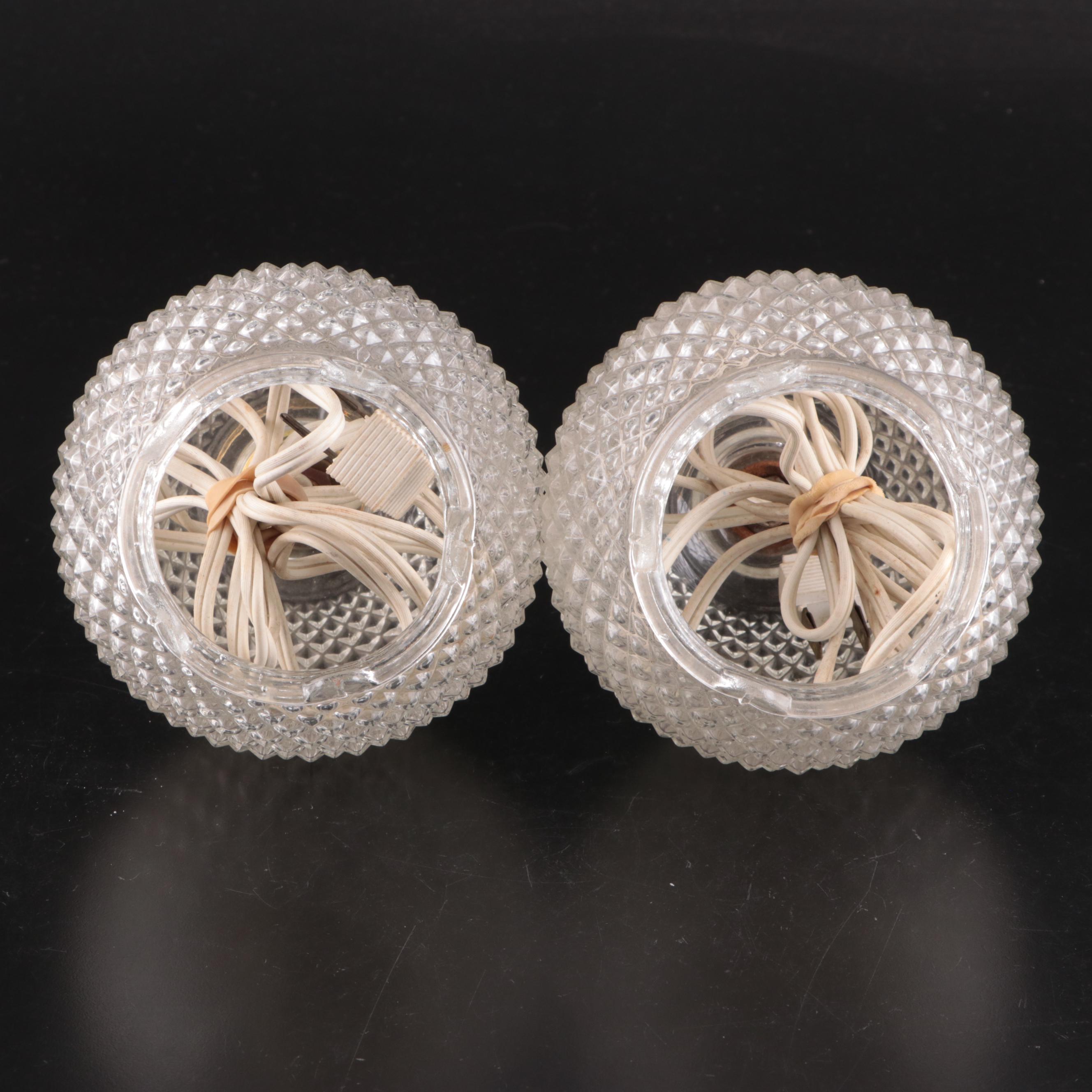 Art Deco Style and Other Glass Table Lamps, Early to Mid-20th Century