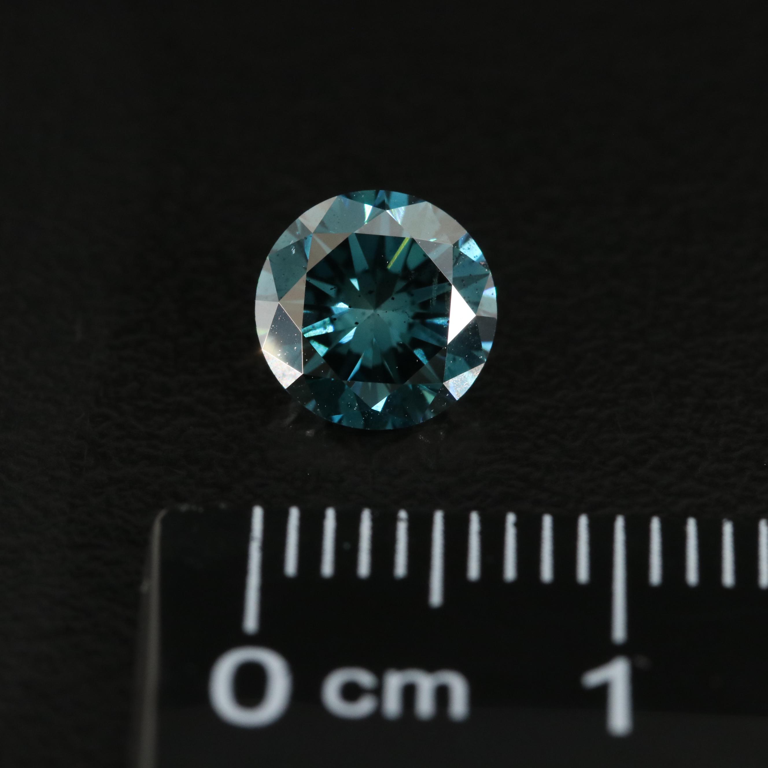 Loose 1.21 CT Fancy Deep Blue Diamond