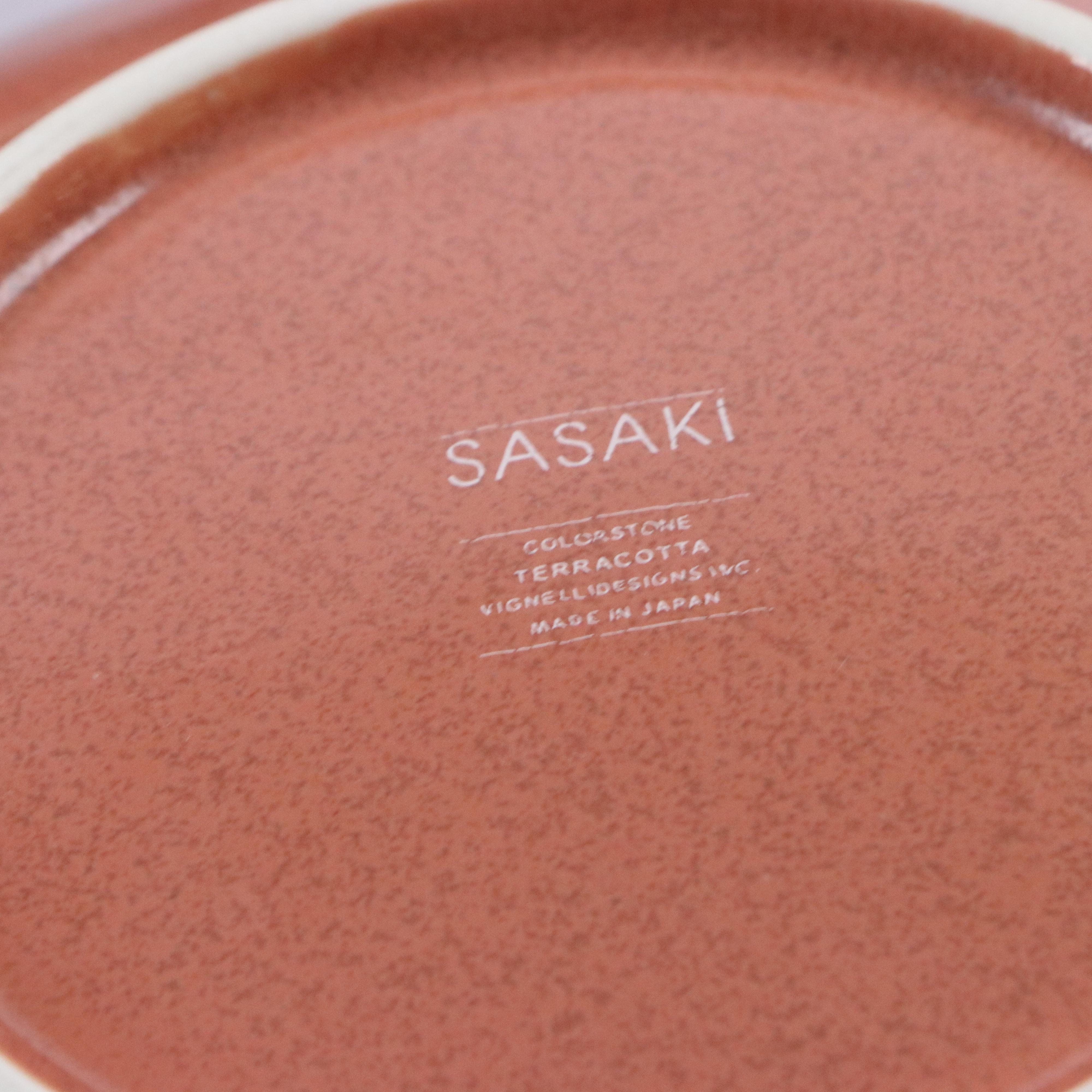 Sasaki "Colorstone Terracotta" Stoneware Dinnerware, Late 20th Century