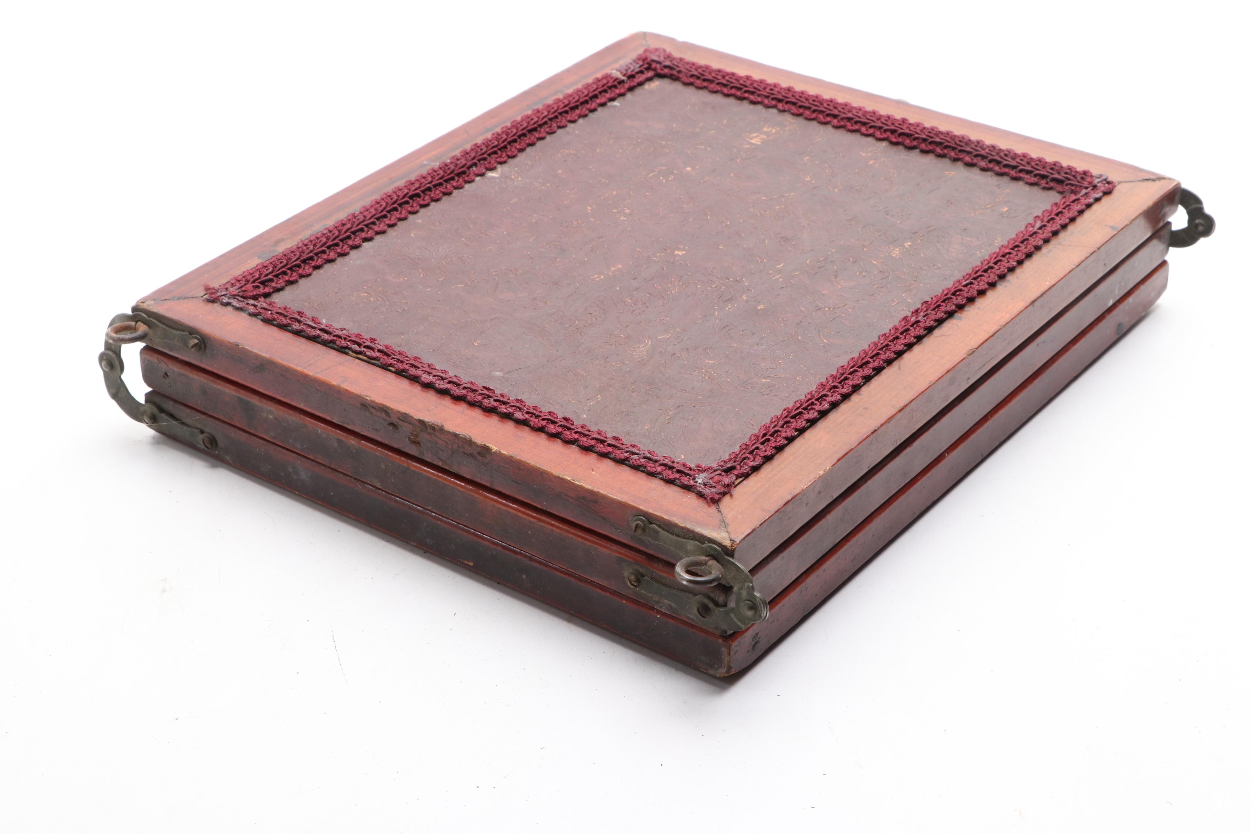 Victorian Triptych Beveled Vanity Mirror, Late 19th Century