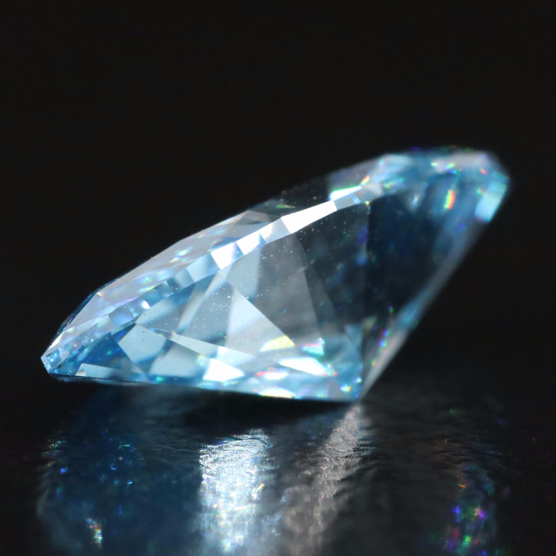 Loose 1.51 CT Fancy Intense Blue Diamond