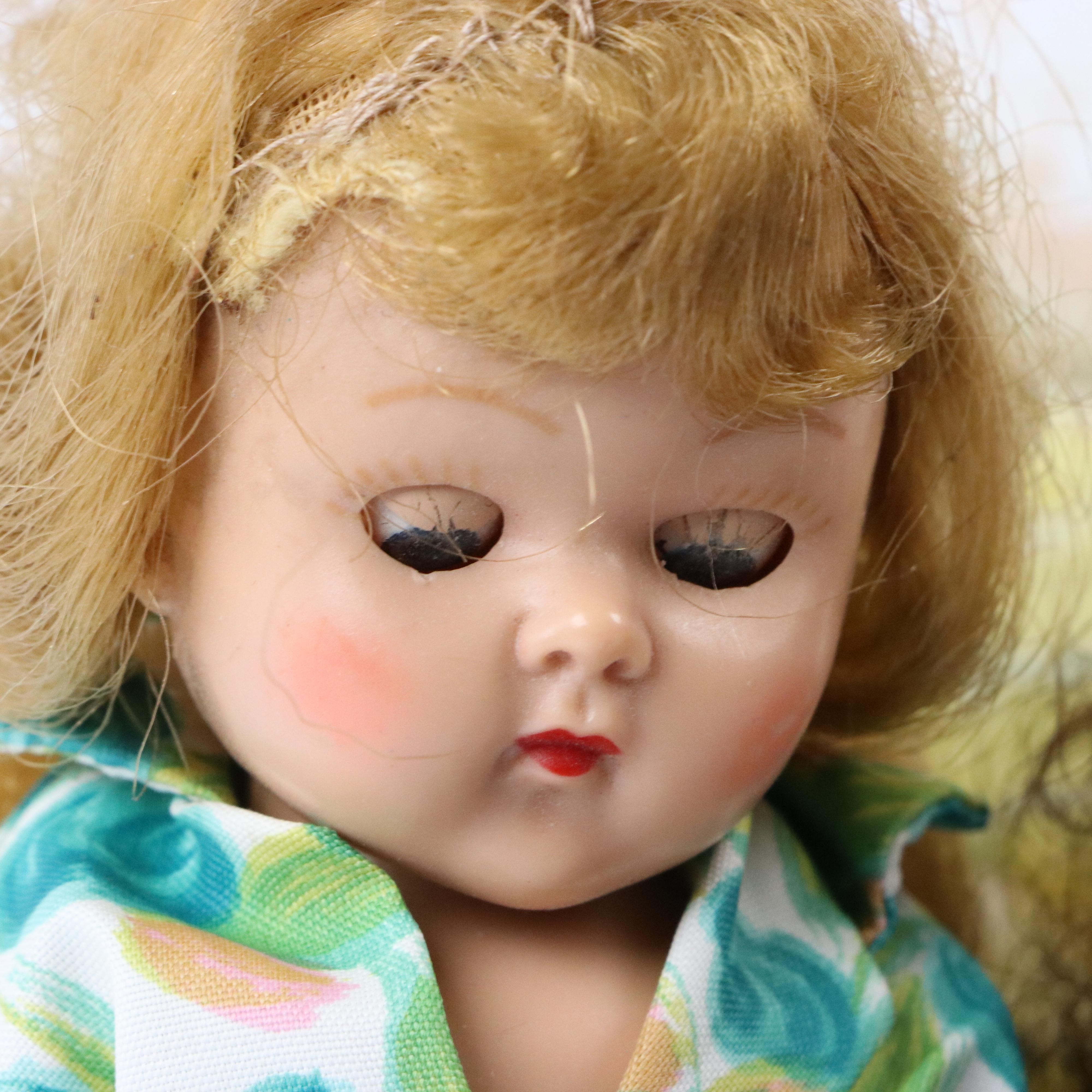 Vogue and Cosmopolitan Dolls Including an Articulated "Ginger" Doll, 1950s