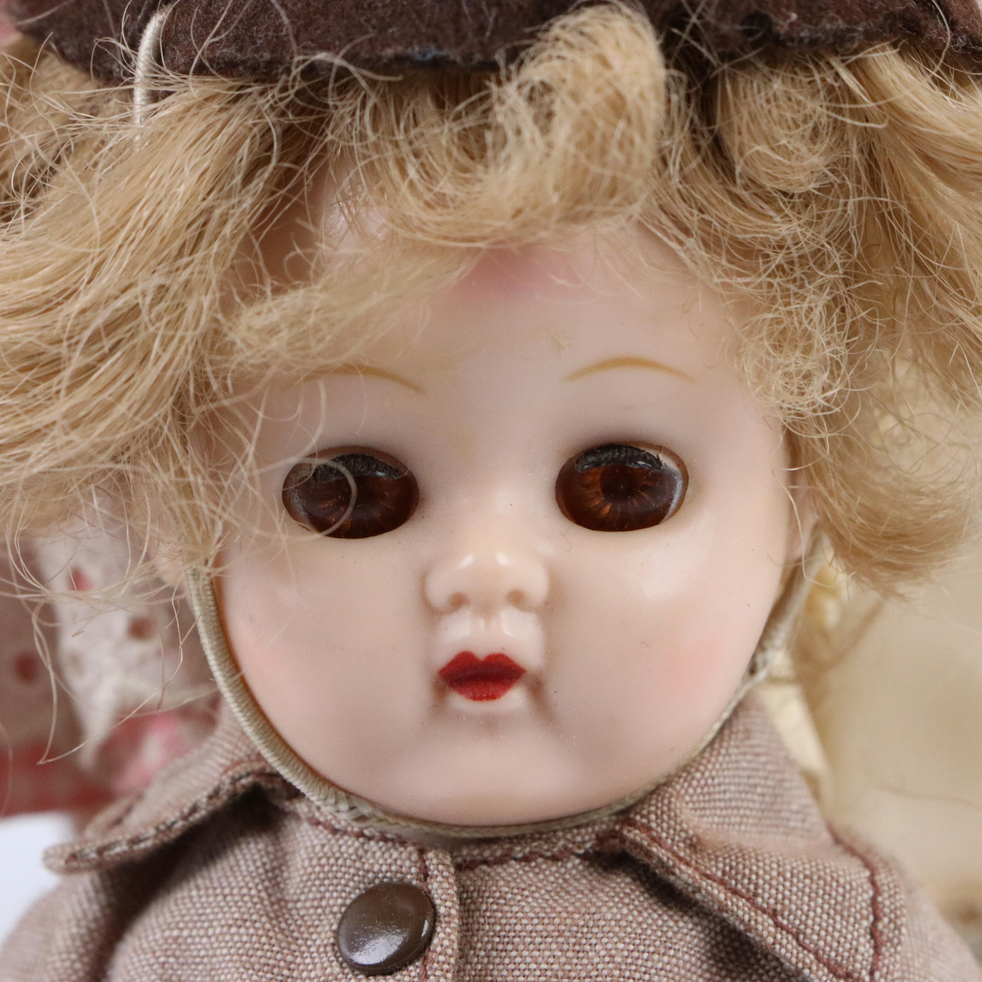 Vogue and Cosmopolitan Dolls Including an Articulated "Ginger" Doll, 1950s