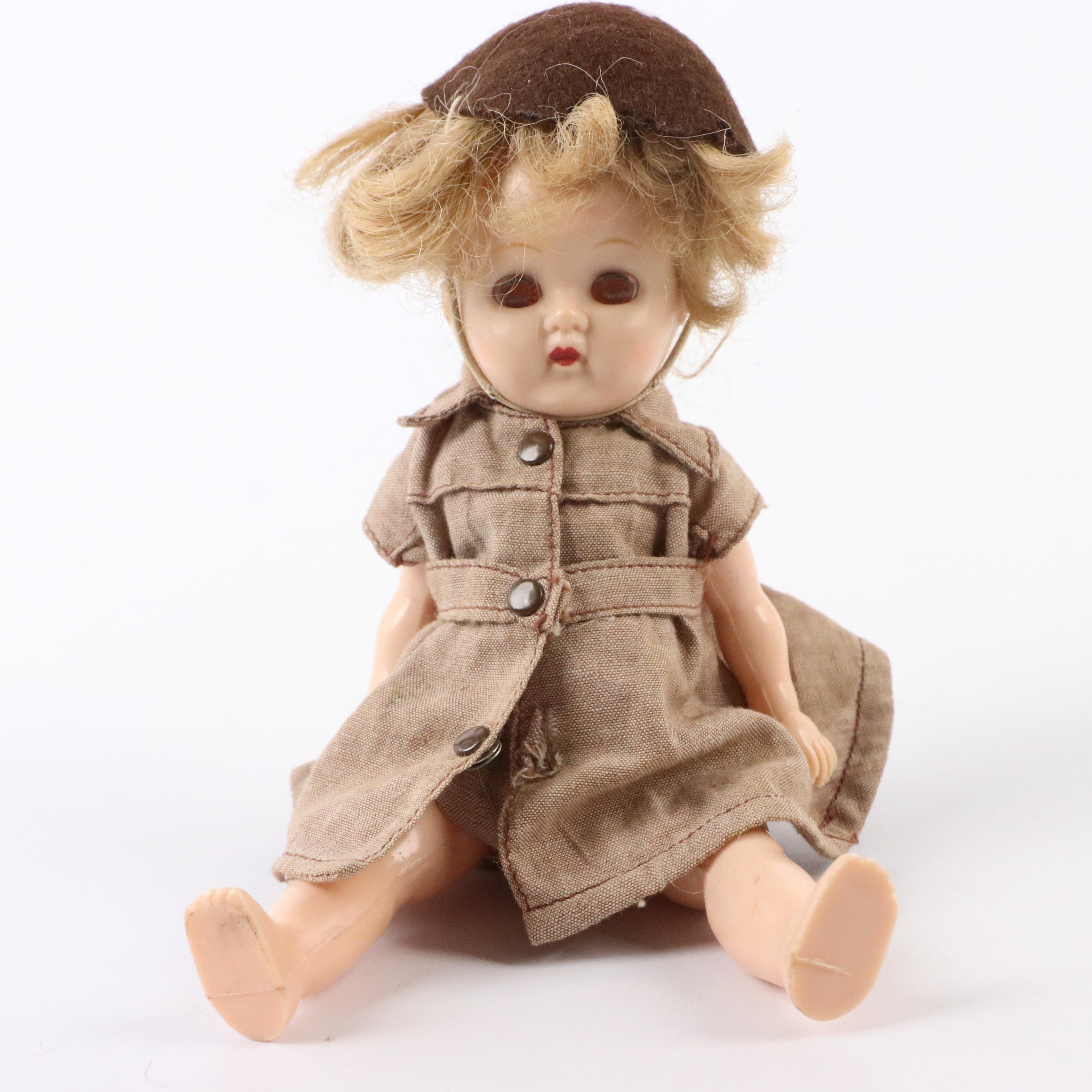 Vogue and Cosmopolitan Dolls Including an Articulated "Ginger" Doll, 1950s