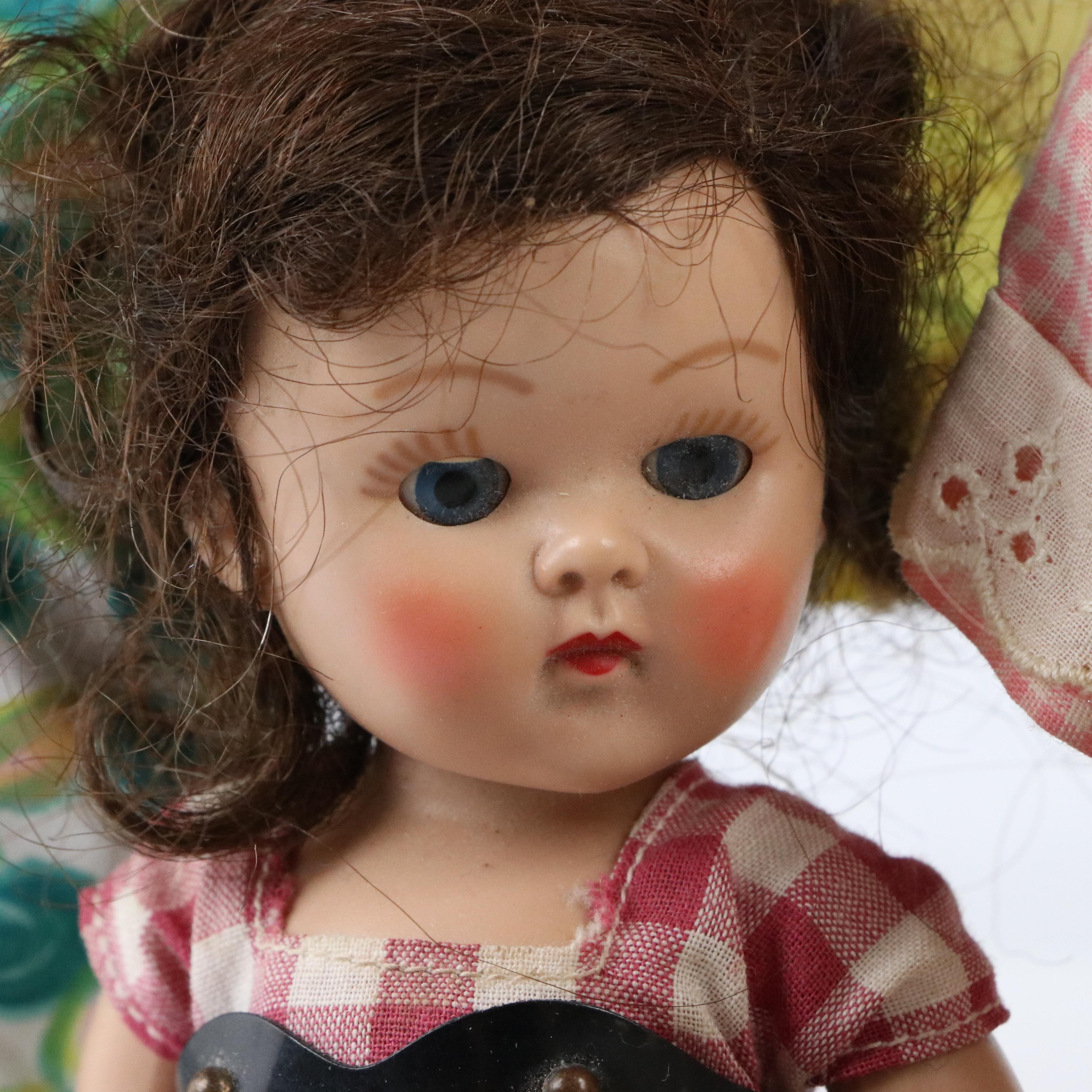 Vogue and Cosmopolitan Dolls Including an Articulated "Ginger" Doll, 1950s