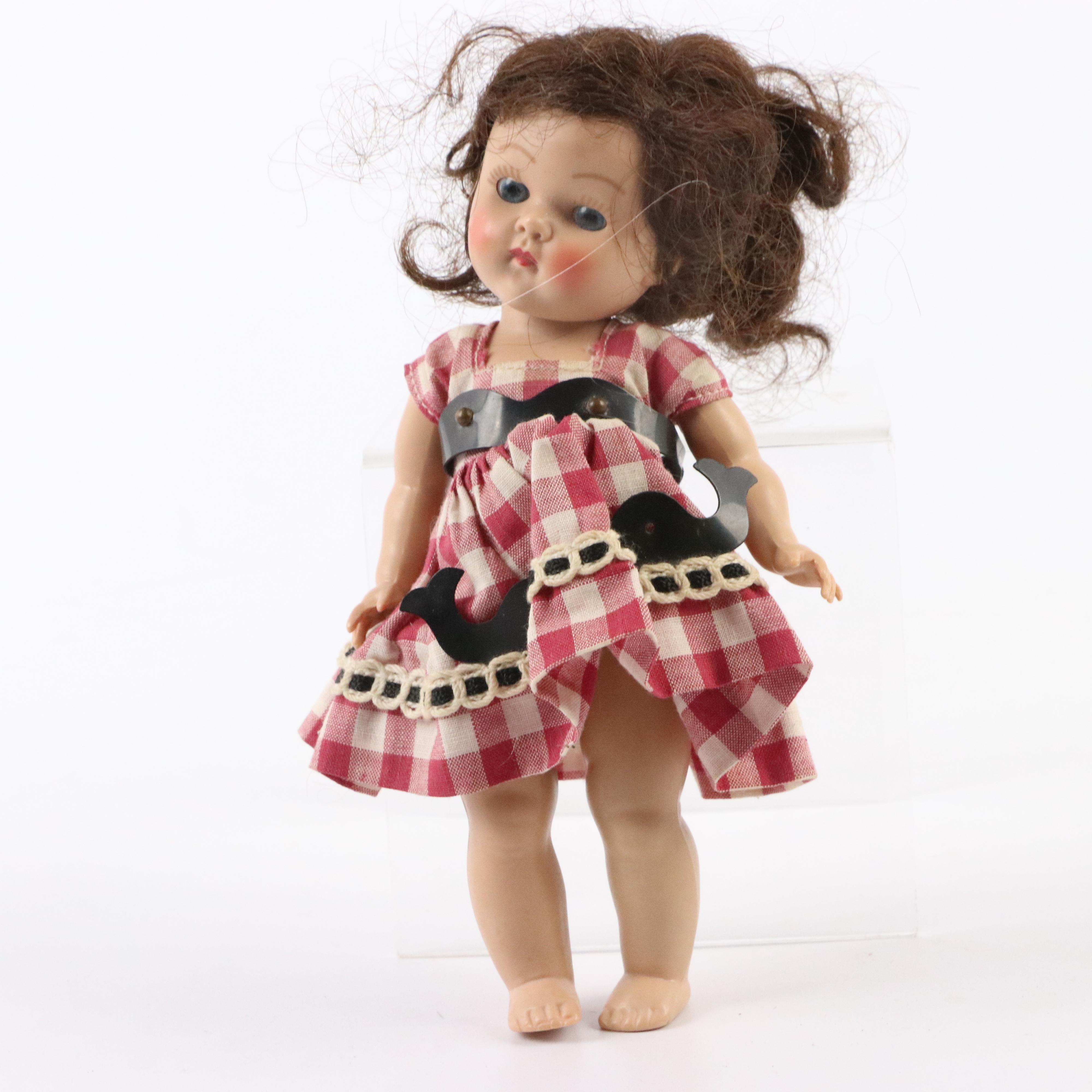 Vogue and Cosmopolitan Dolls Including an Articulated "Ginger" Doll, 1950s