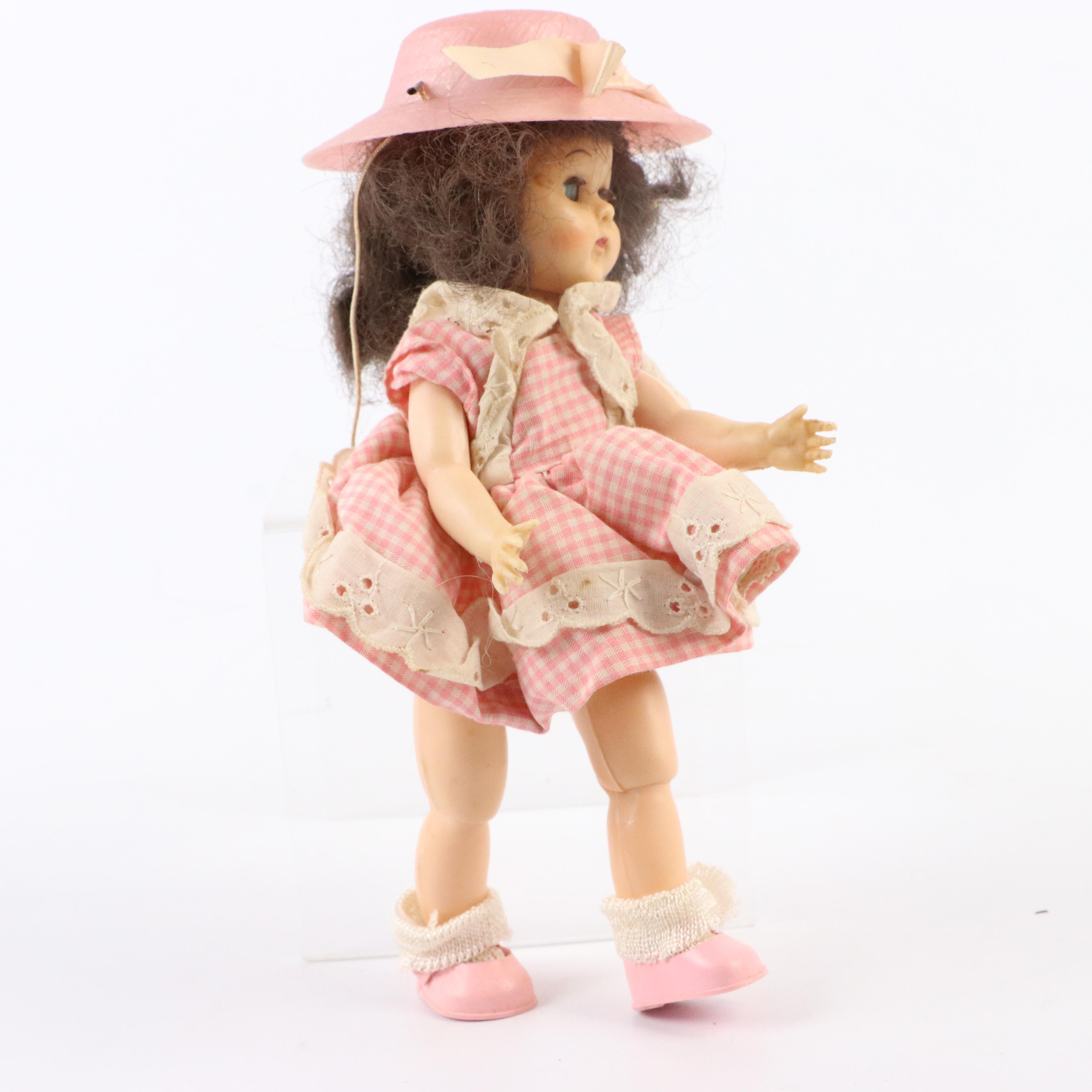 Vogue and Cosmopolitan Dolls Including an Articulated "Ginger" Doll, 1950s