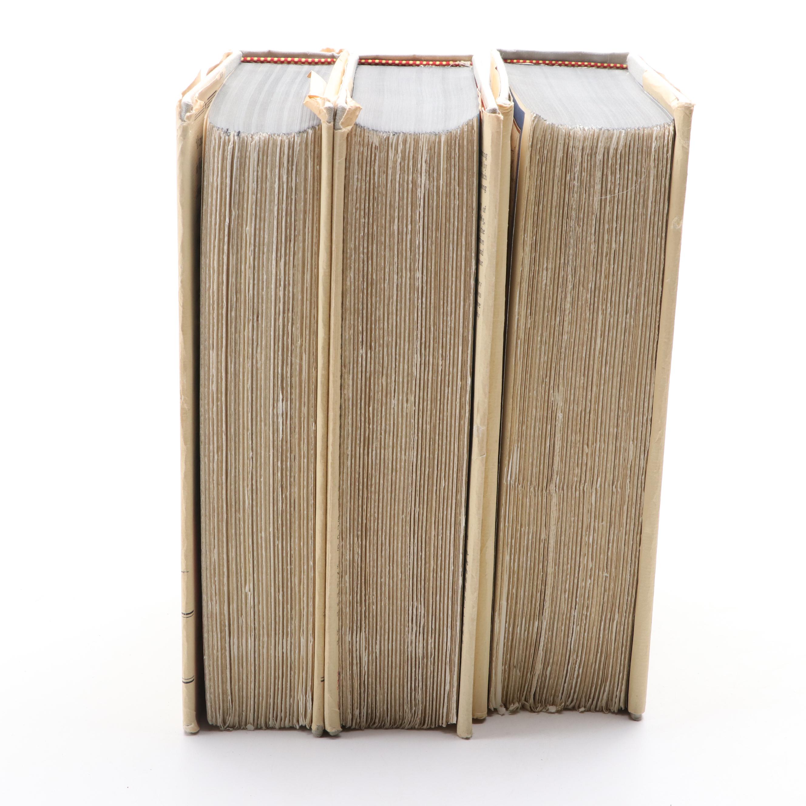 "The Civil War: A Narrative" Three-Volume Set by Shelby Foote, Mid/Late 20th C.