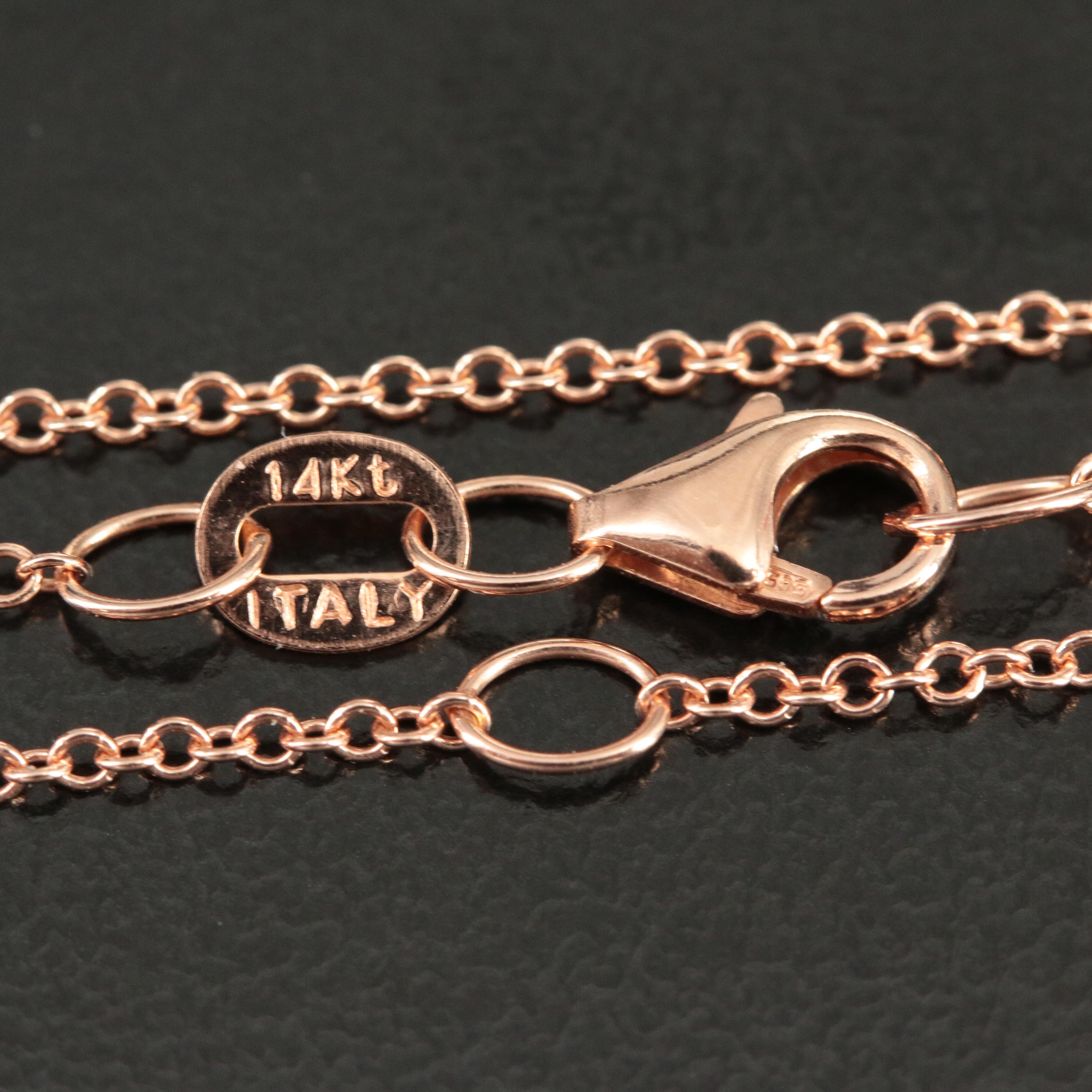 Effy 14K Rose Gold Morganite, Pink Sapphire, and Diamond Pendant Necklace