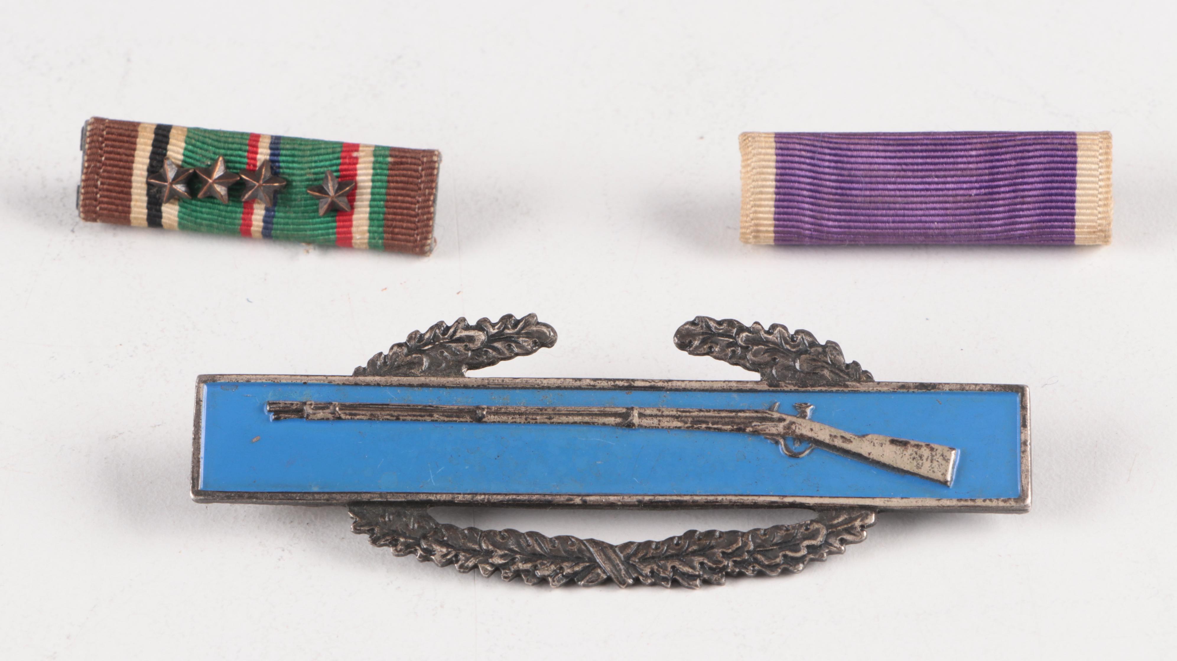 U.S. Military Ribbon Badges, Medals, and Insignia