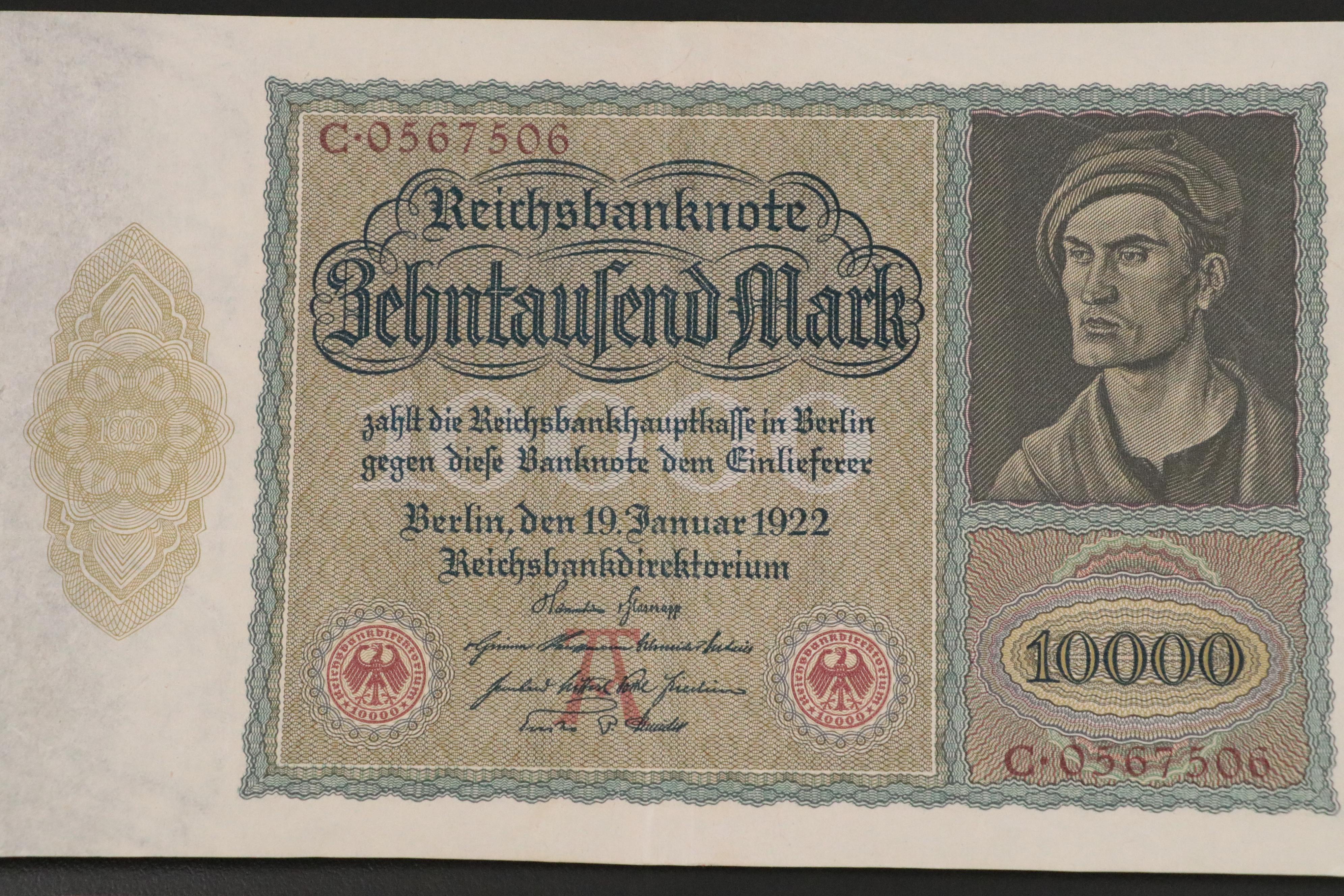 European Currency Banknotes, Early to Mid 20th Century
