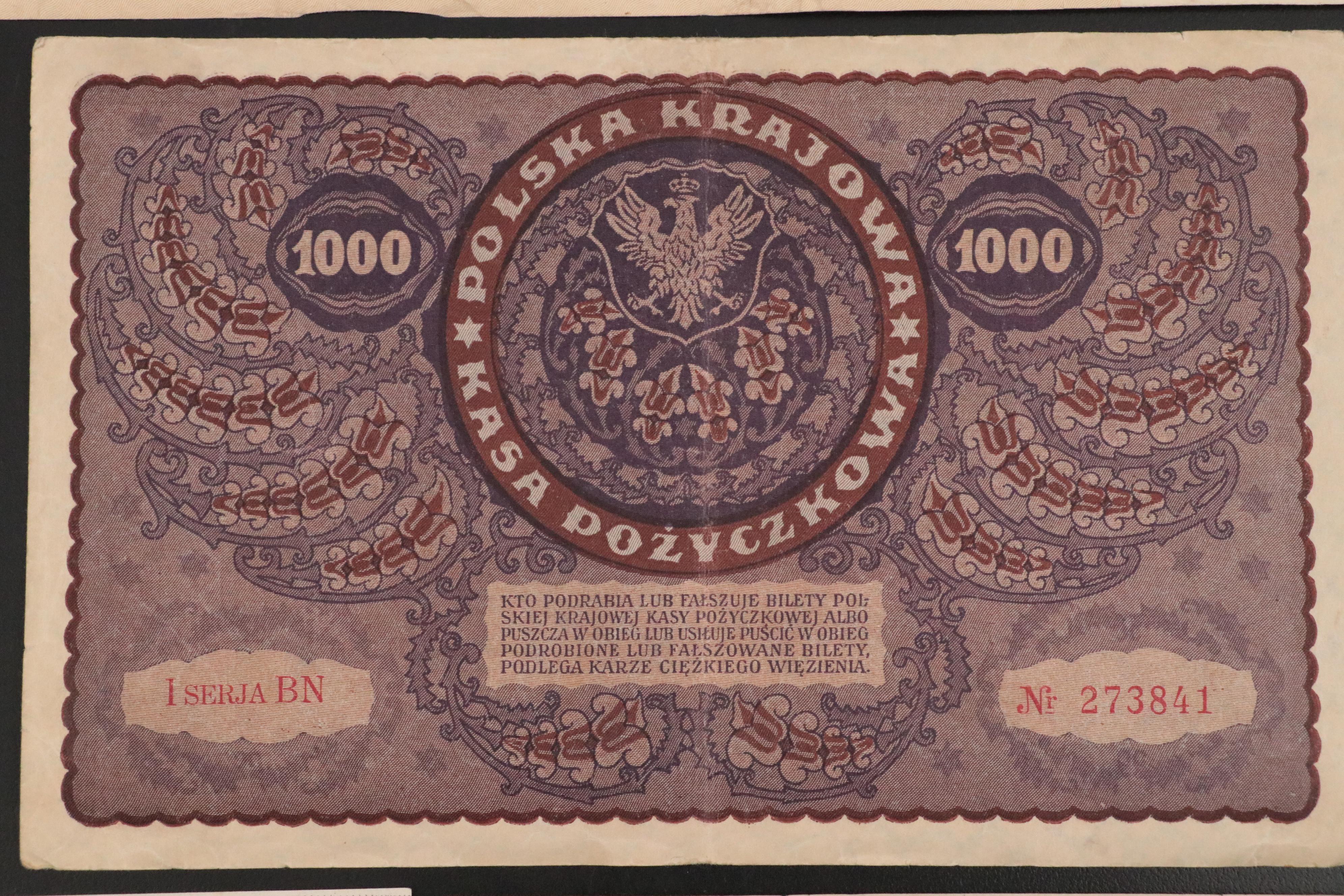 European Currency Banknotes, Early to Mid 20th Century
