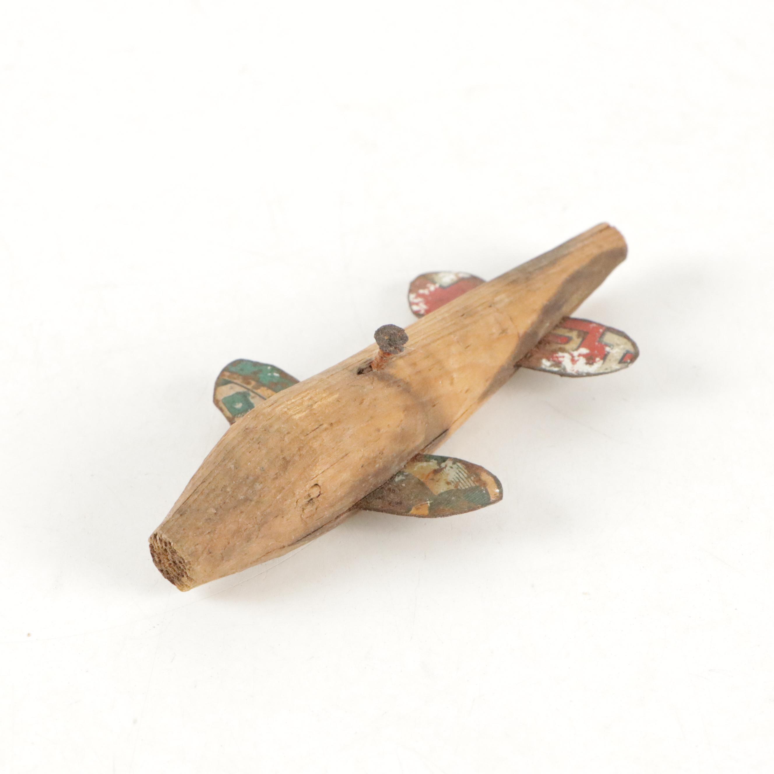 Hand-Crafted Wood Fishing Lures, Early to Mid-20th Century