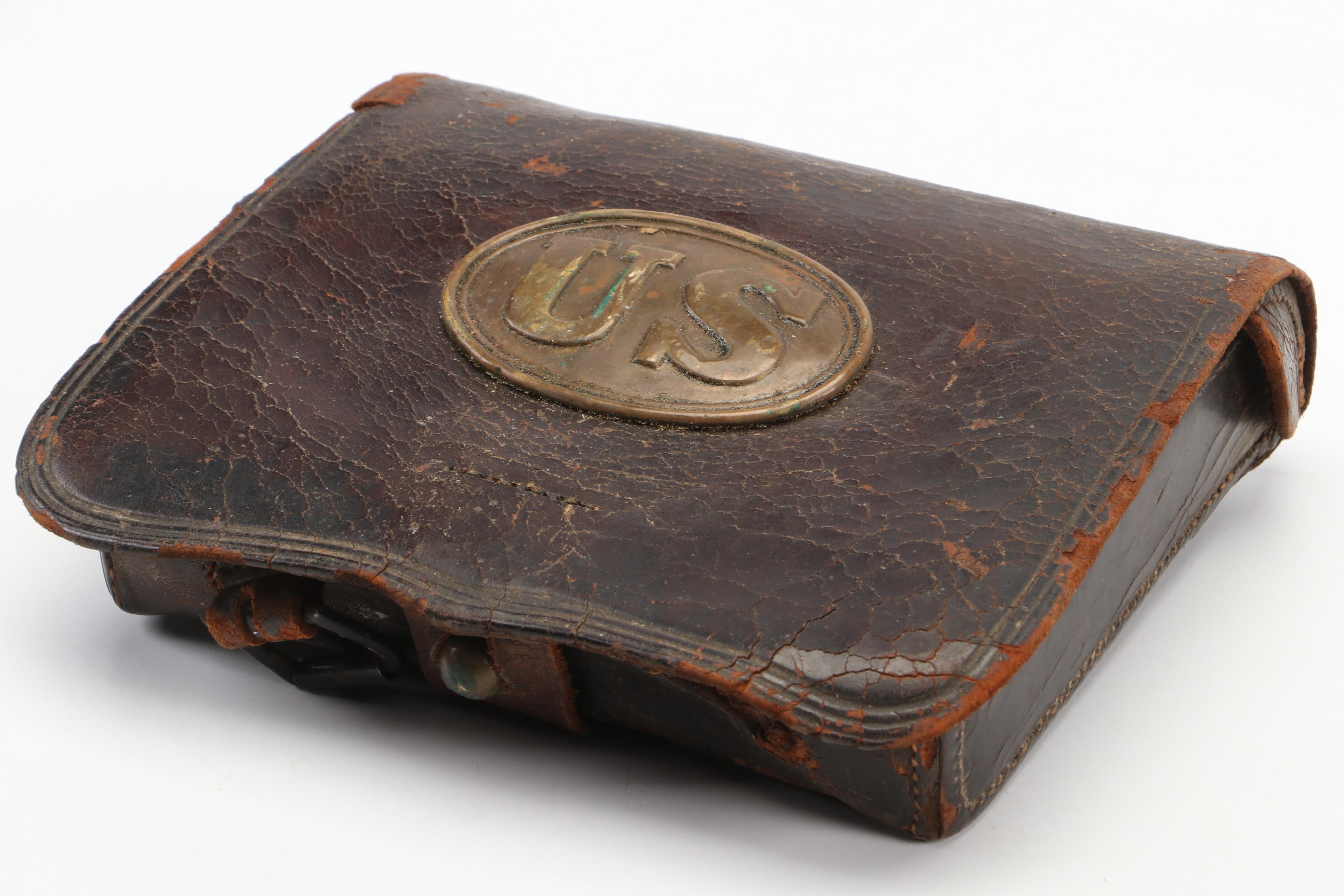 Civil War Era Cartridge Box, Mid-19th Century