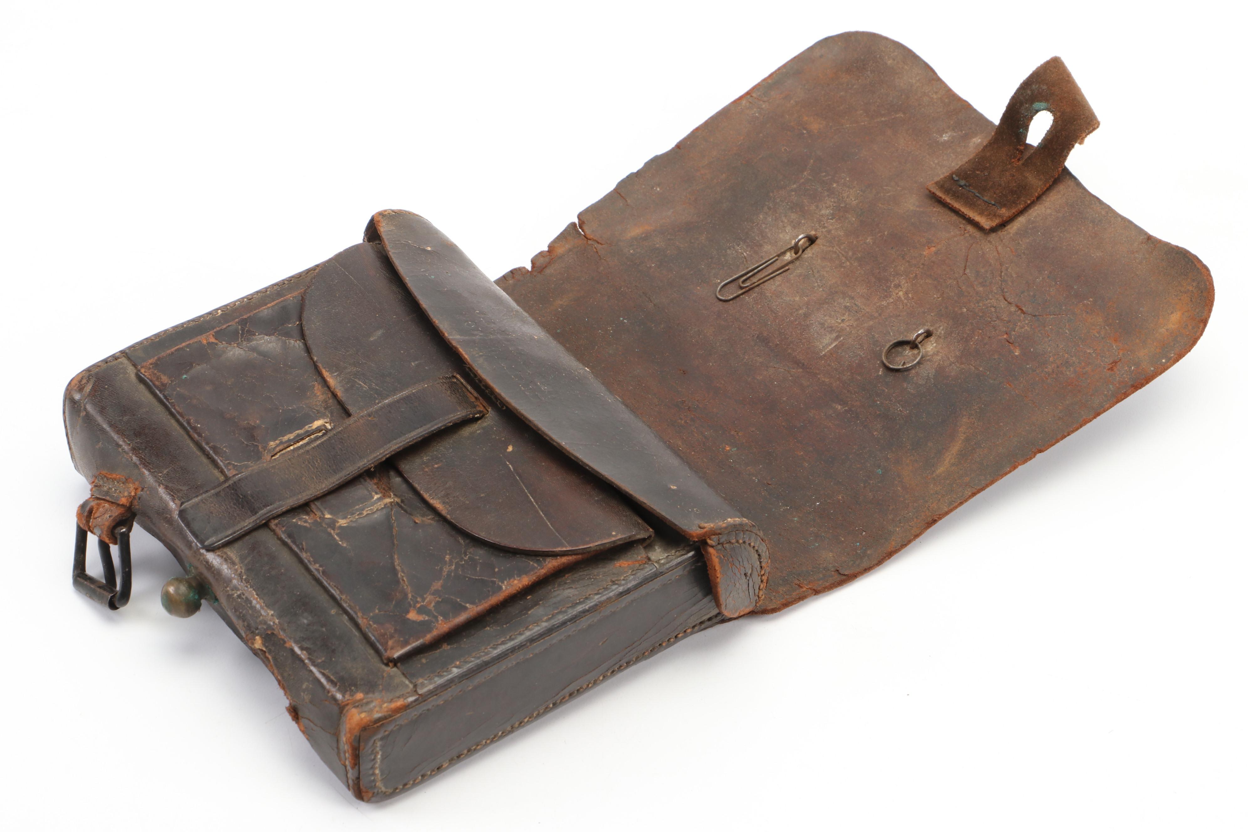 Civil War Era Cartridge Box, Mid-19th Century