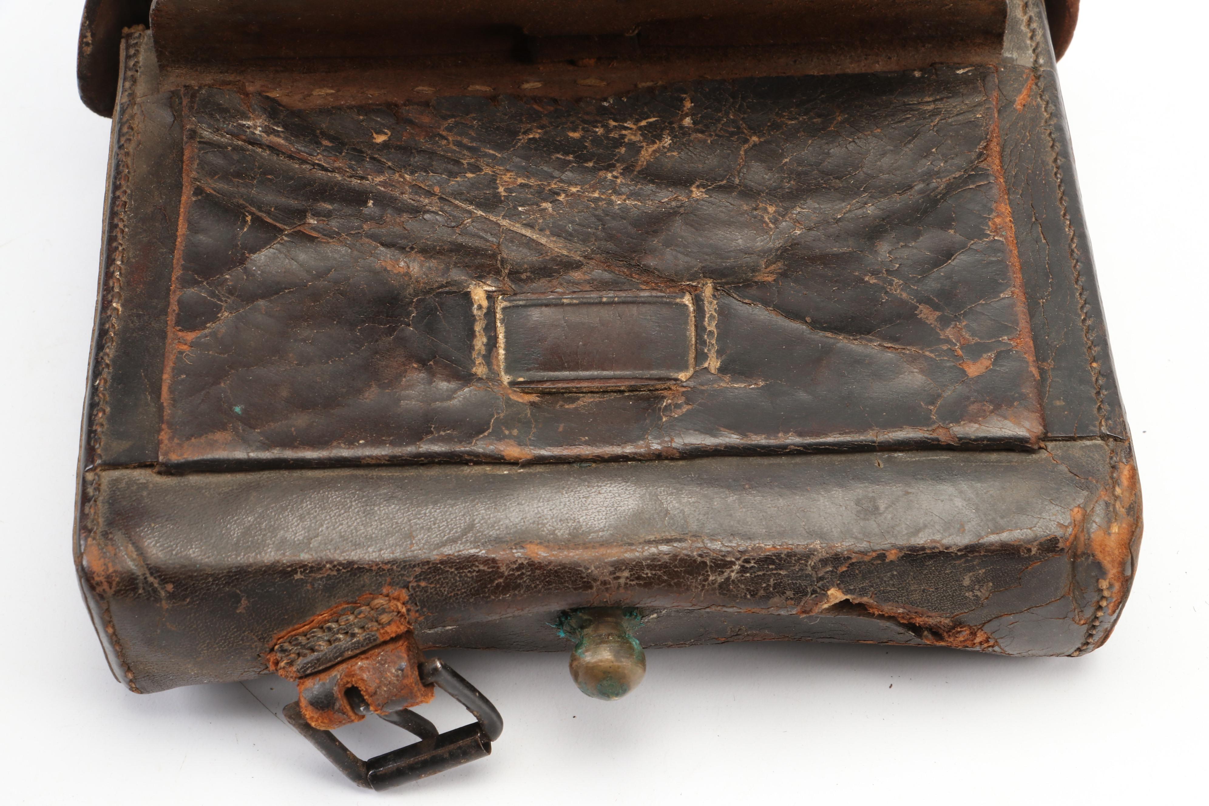 Civil War Era Cartridge Box, Mid-19th Century