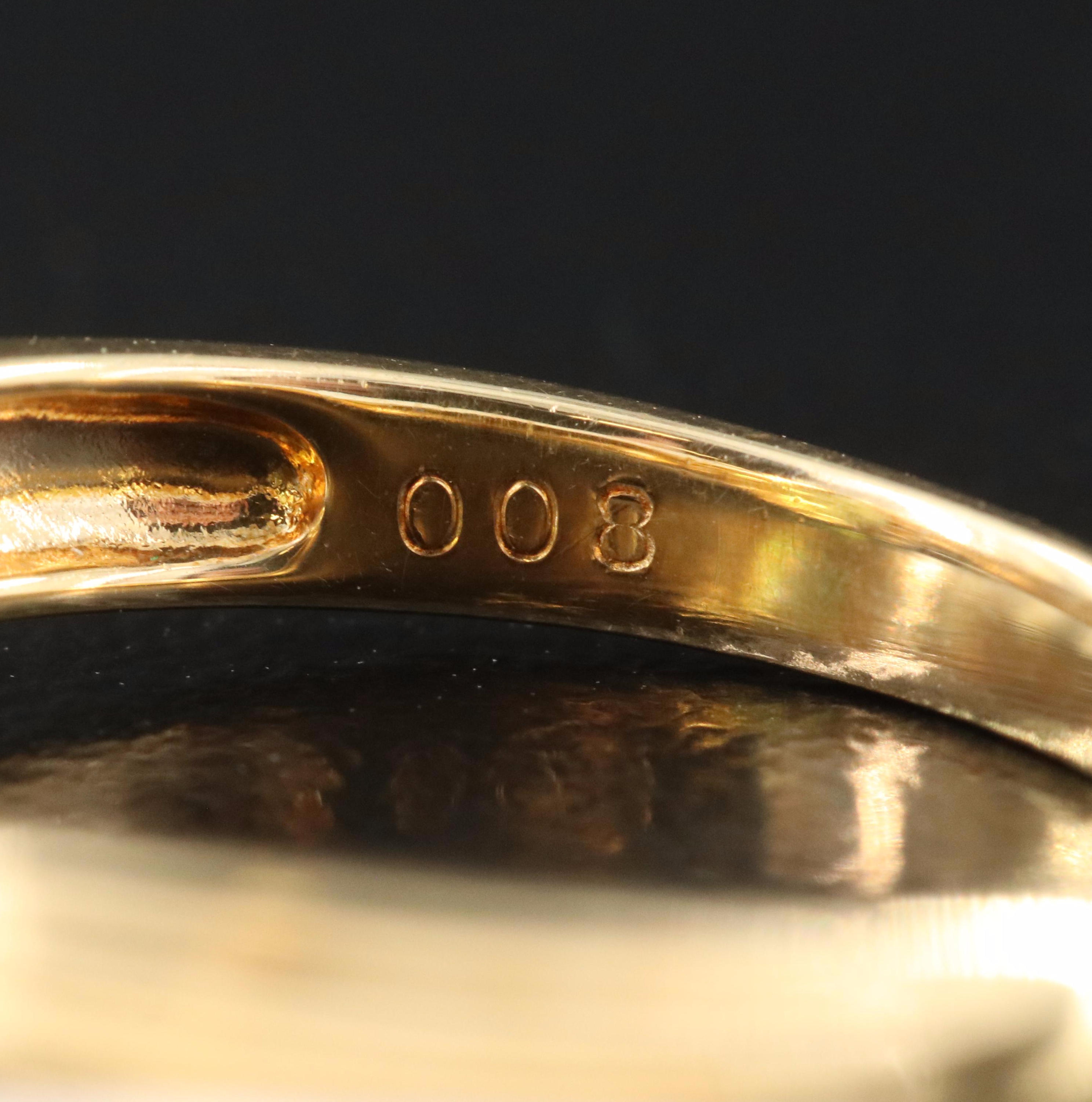 18K Peridot and Diamond Ring