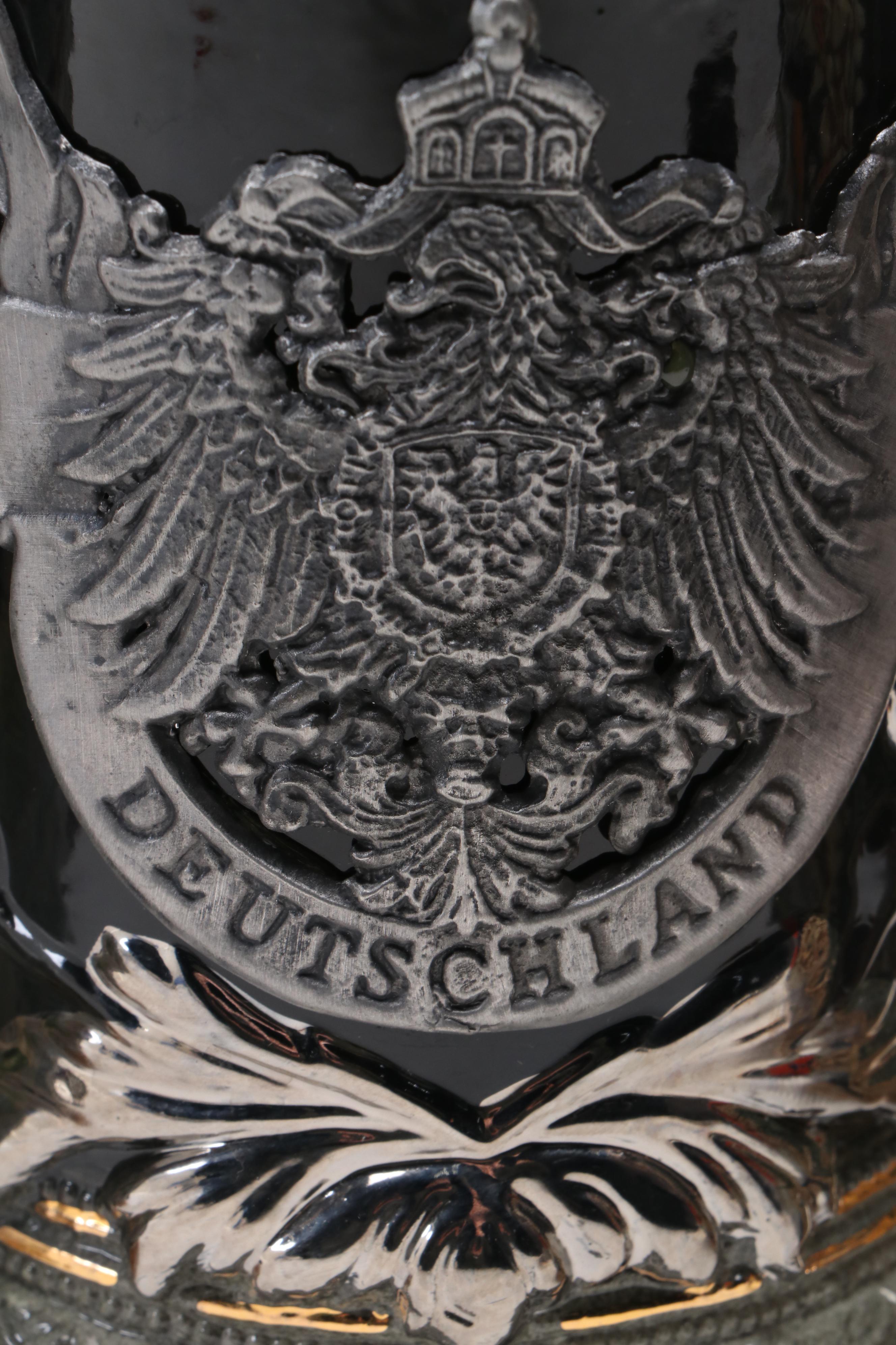 Stoneware and Pewter German Beer Steins