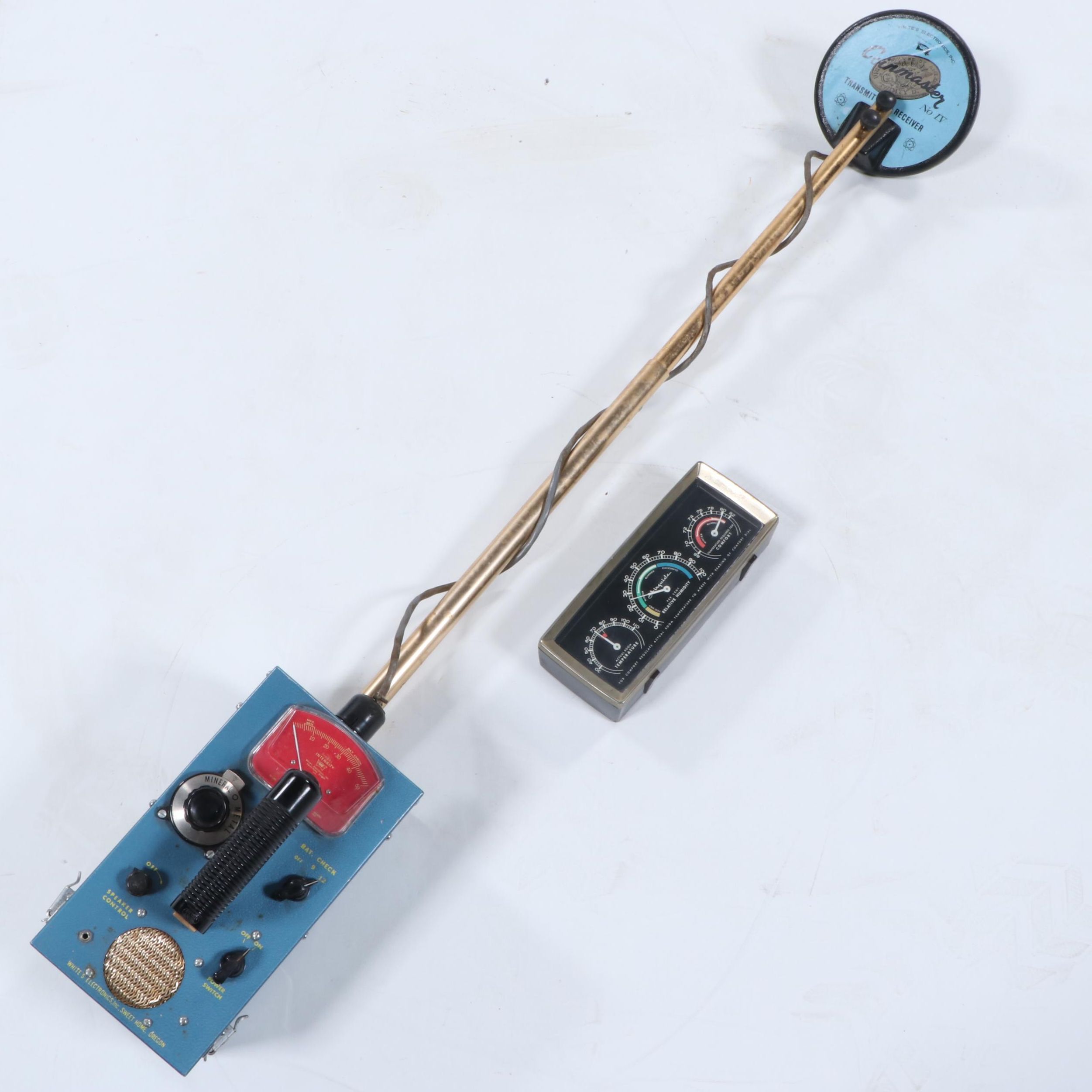 White's Electronics "Coinmaster" Metal Detector and Airguide Comfort Regulator