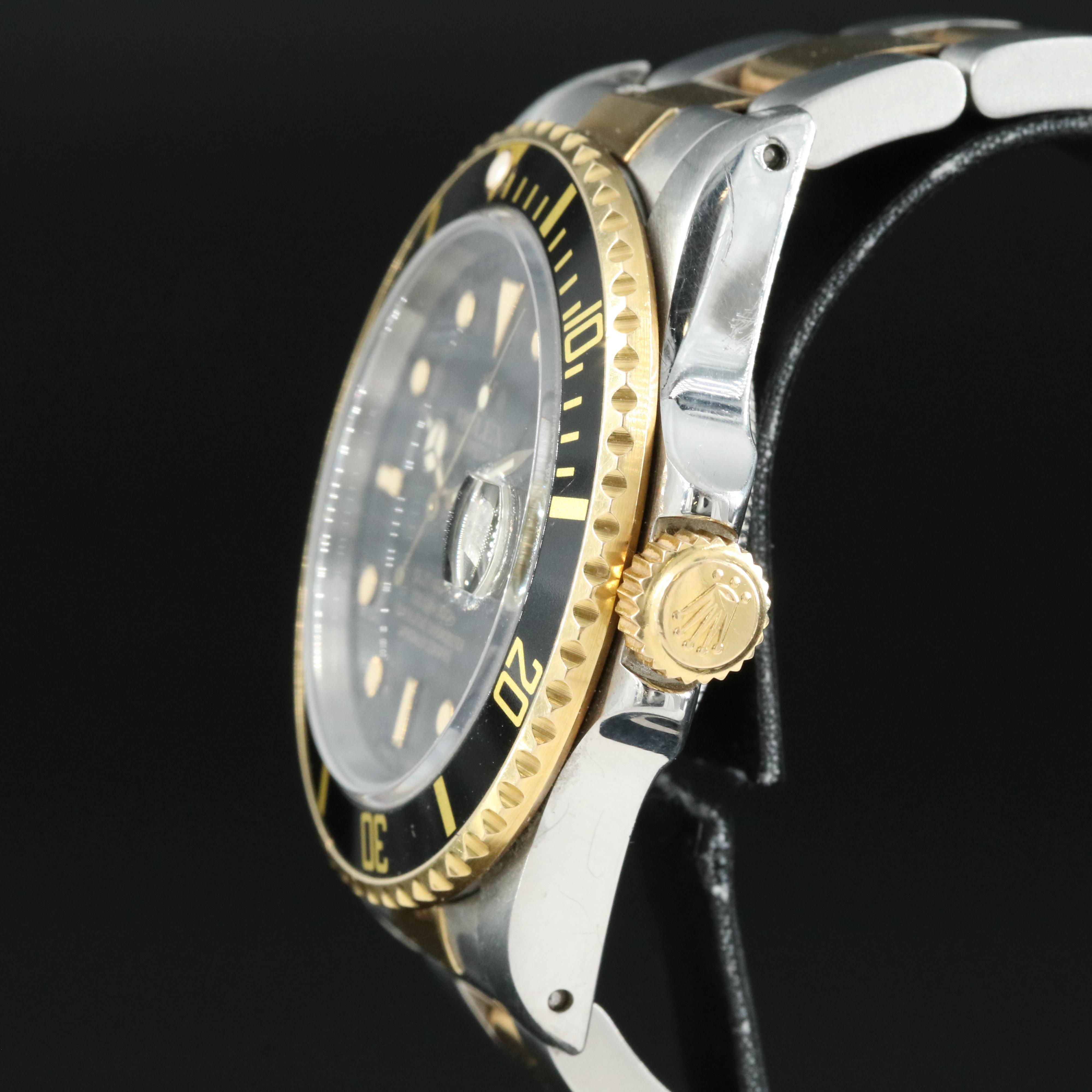 Rolex 18K and Stainless Steel Submariner Watch