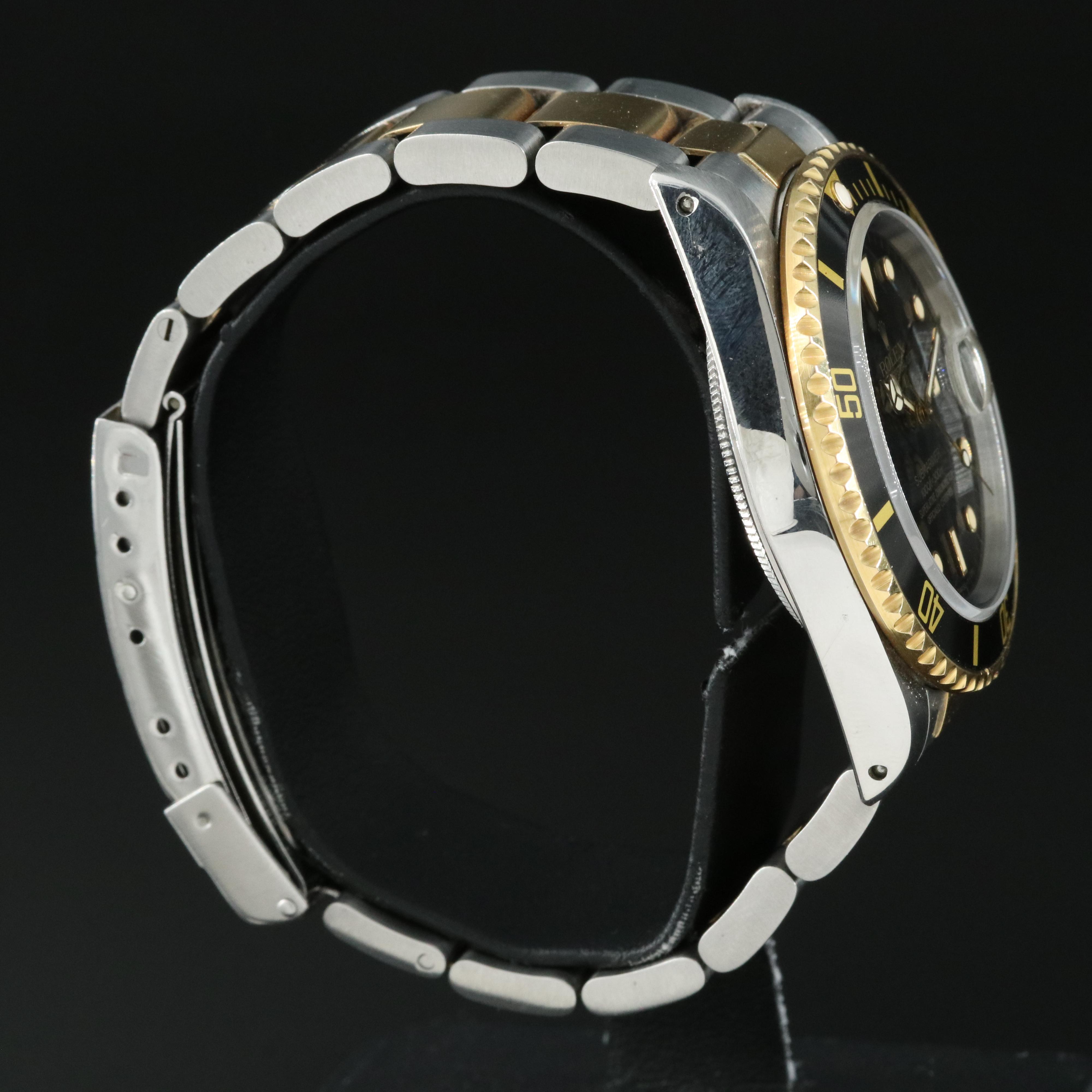 Rolex 18K and Stainless Steel Submariner Watch