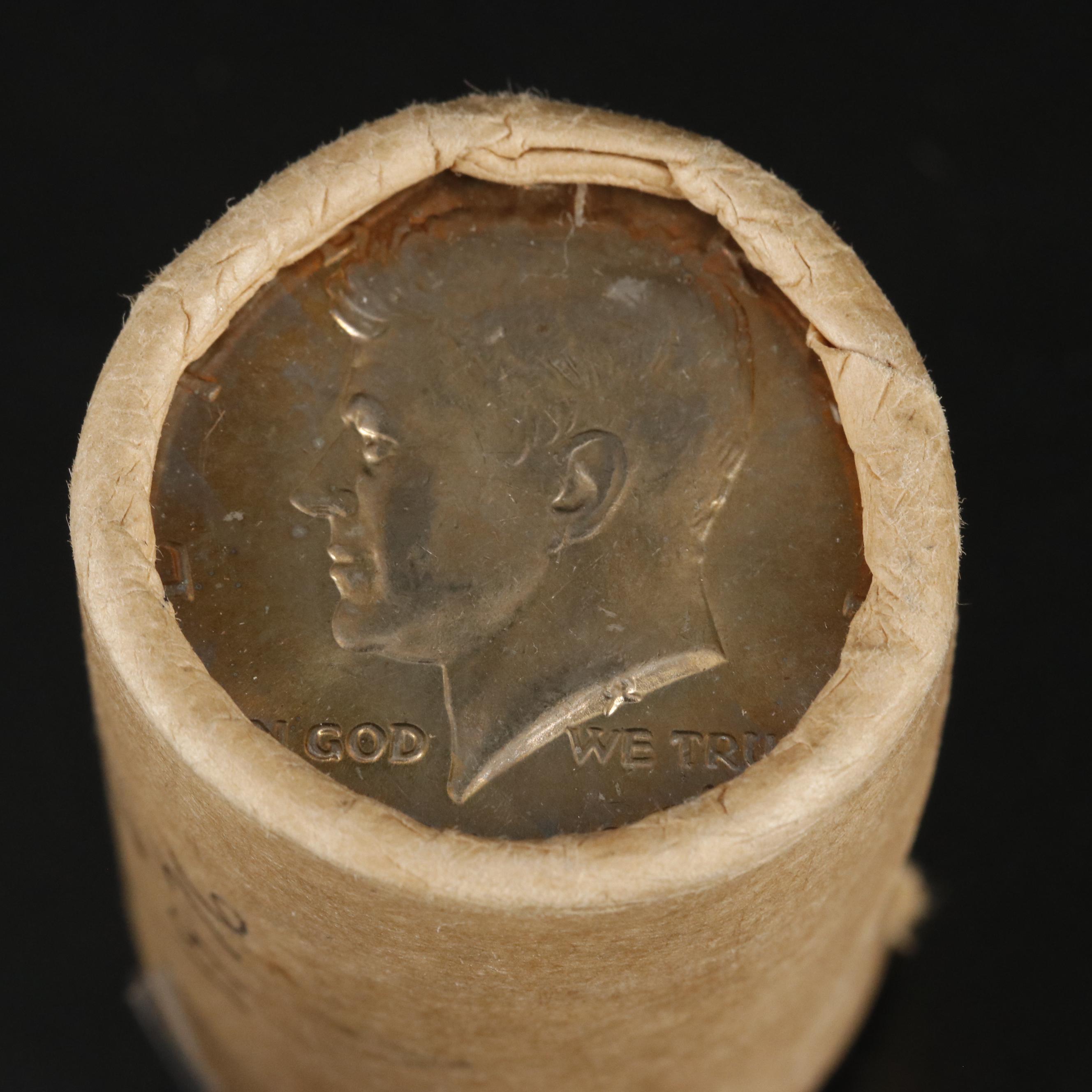 Four Uncirculated Rolls of Kennedy Half Dollars EBTH