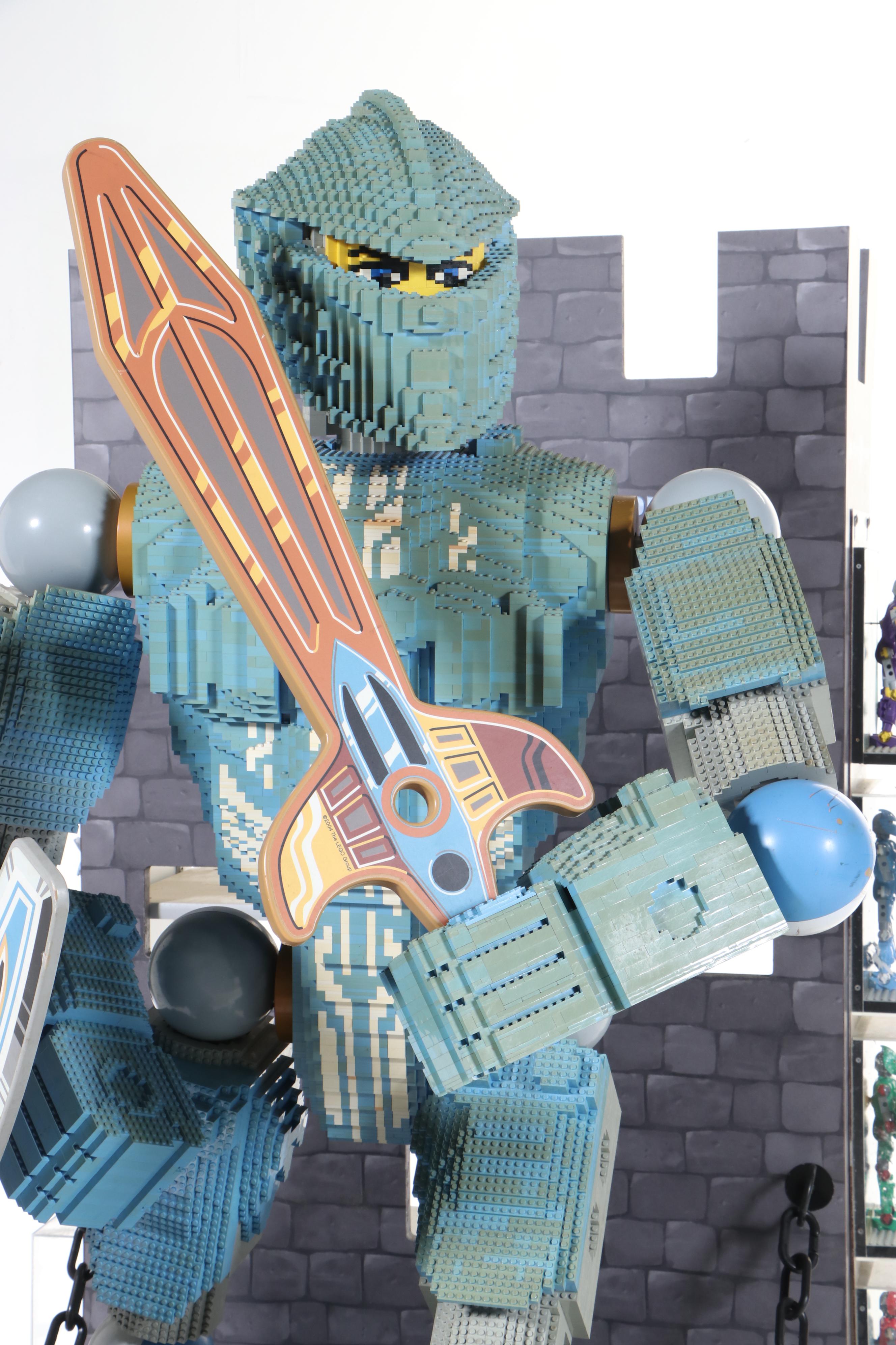 LEGO "Knights' Kingdom" Life-Size Dealer Display with LEGO Shipping Crate