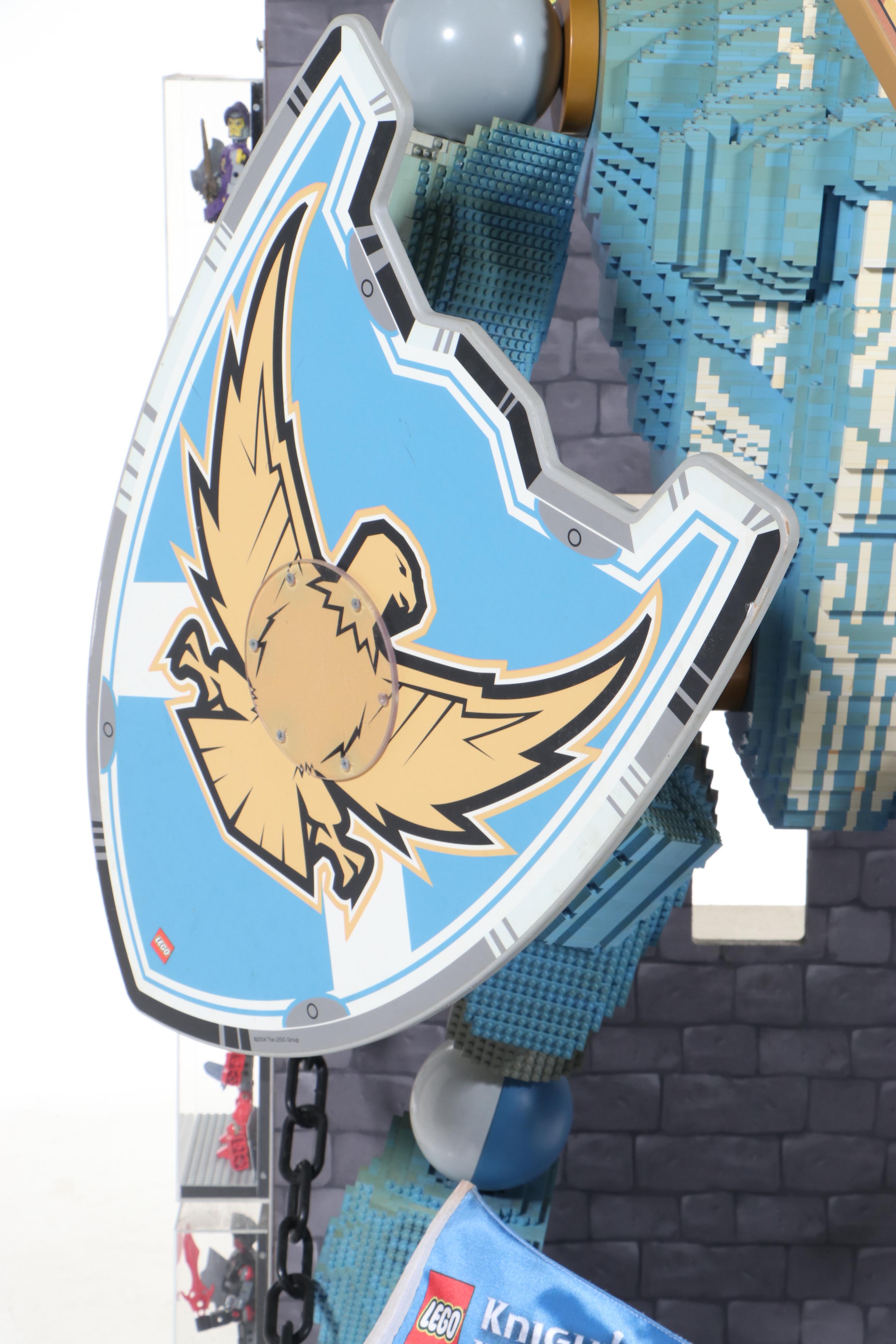 LEGO "Knights' Kingdom" Life-Size Dealer Display with LEGO Shipping Crate