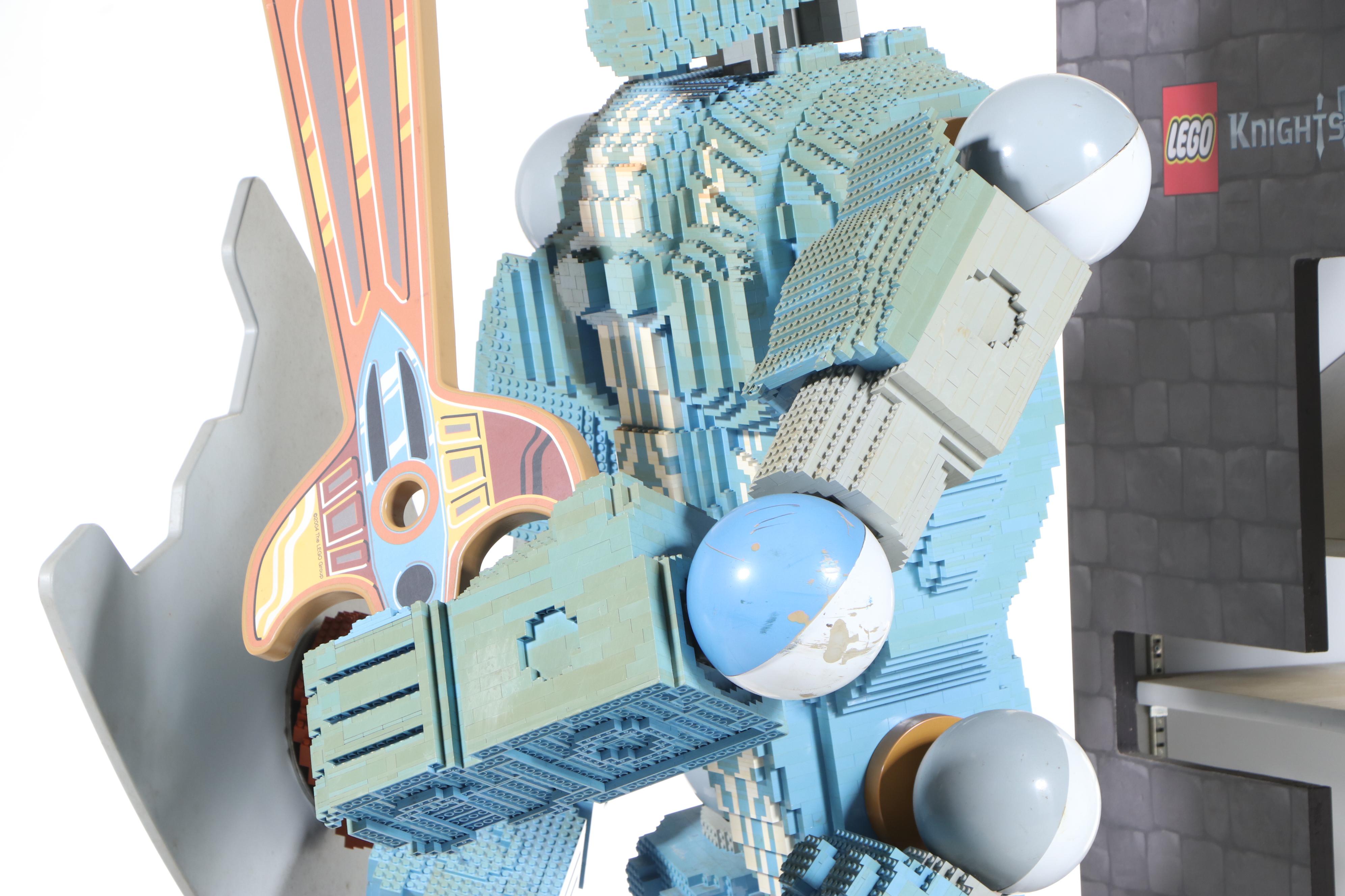 LEGO "Knights' Kingdom" Life-Size Dealer Display with LEGO Shipping Crate