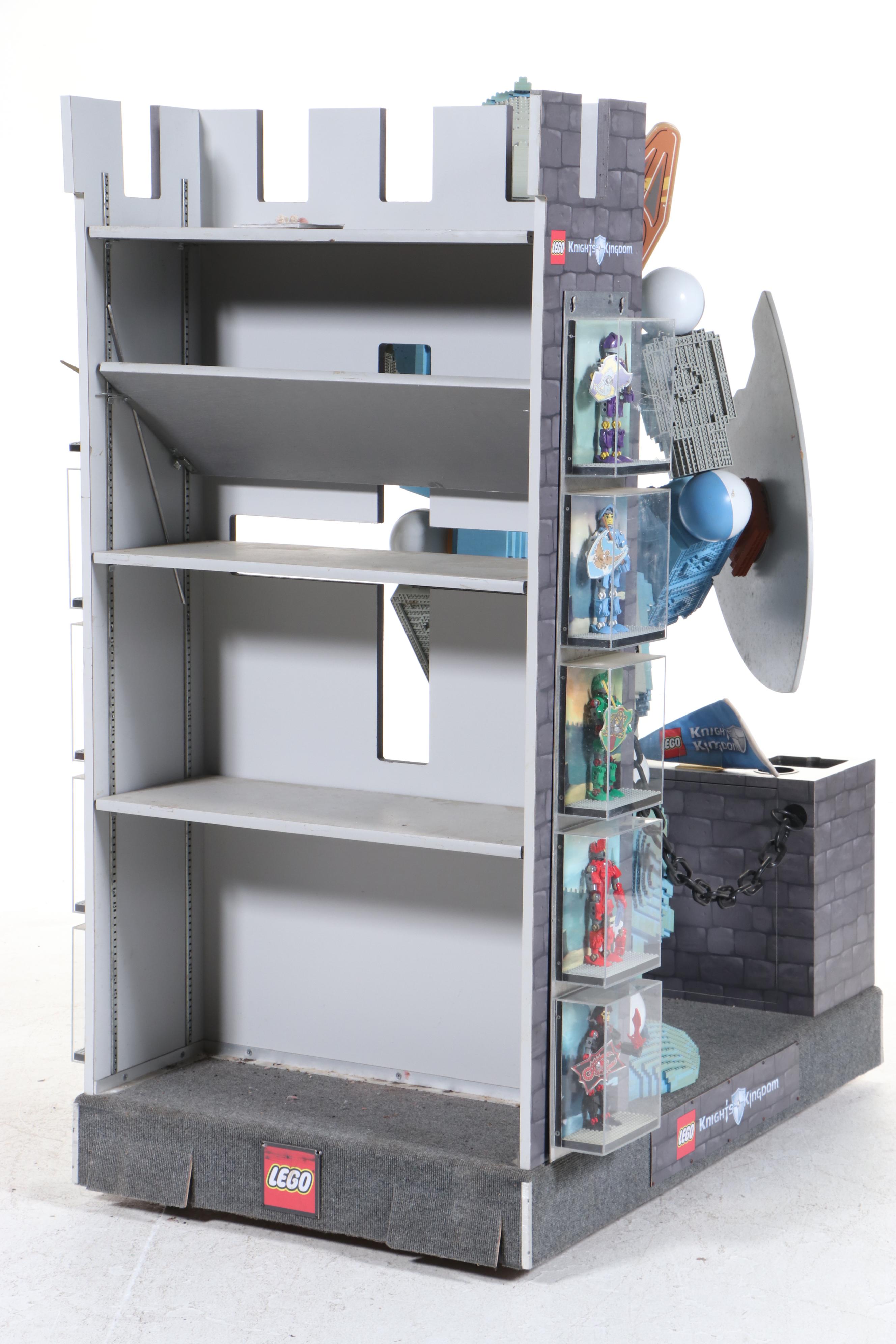 LEGO "Knights' Kingdom" Life-Size Dealer Display with LEGO Shipping Crate