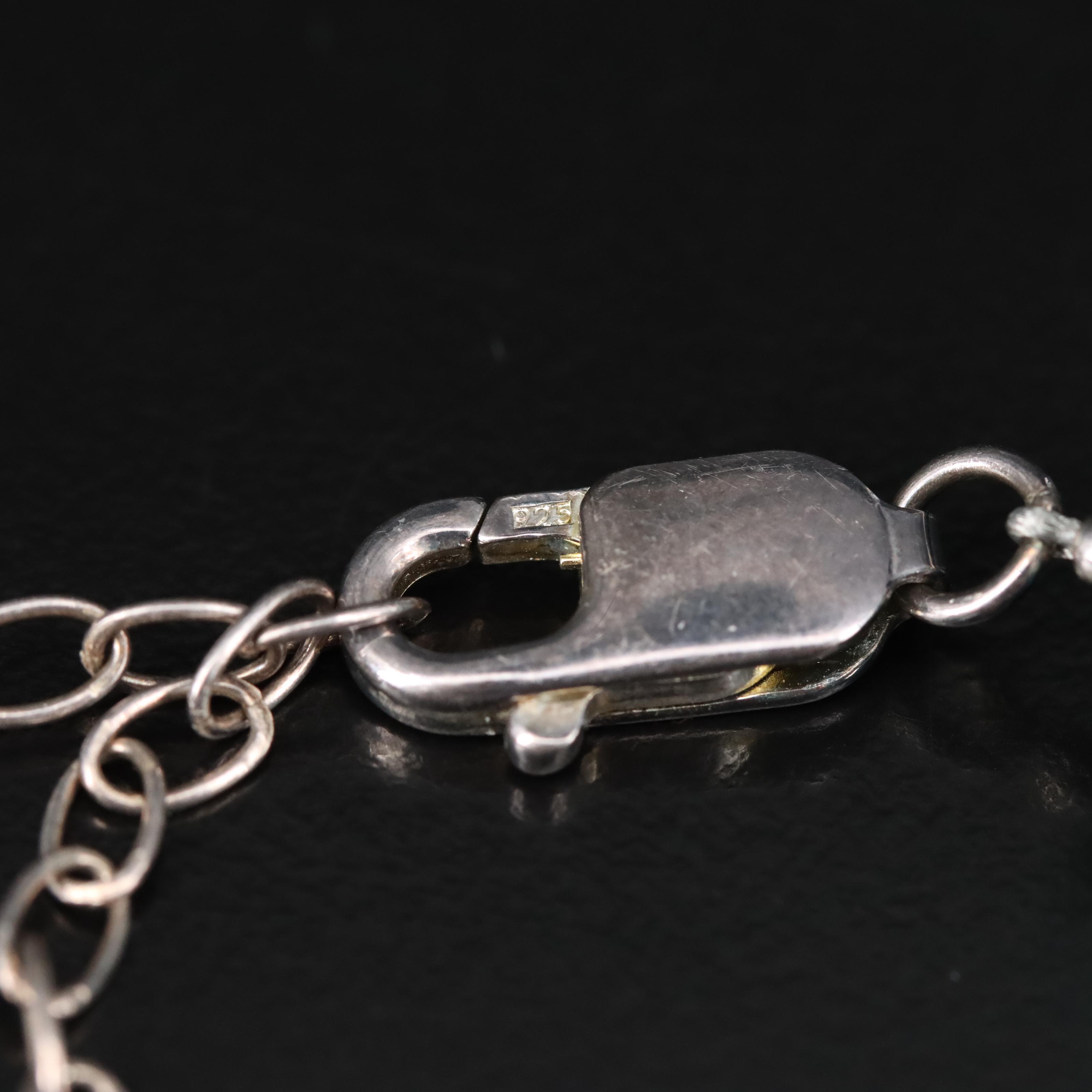 Sterling Turquoise Necklace with Turquoise Pendant