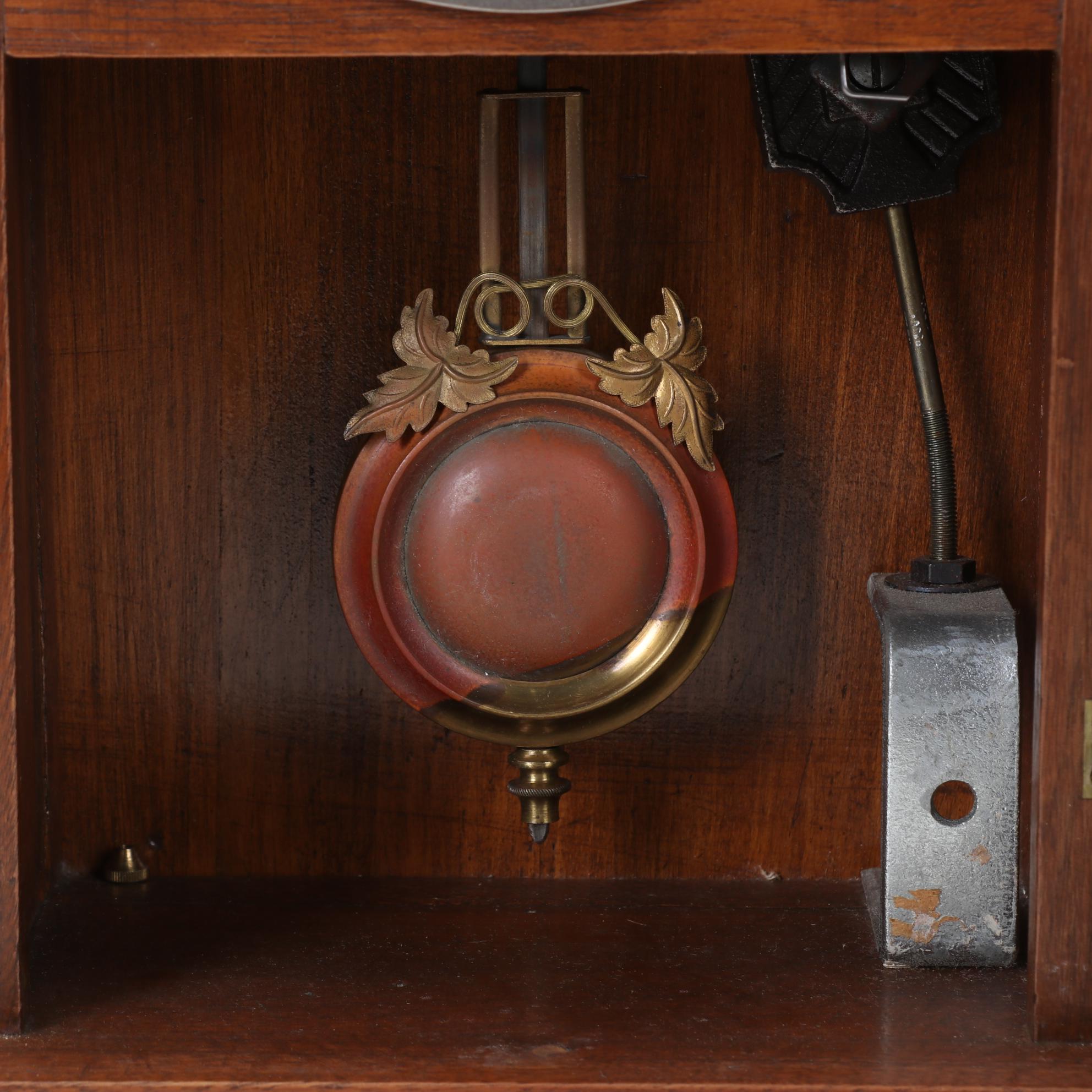Carved Wood Mantel Clock