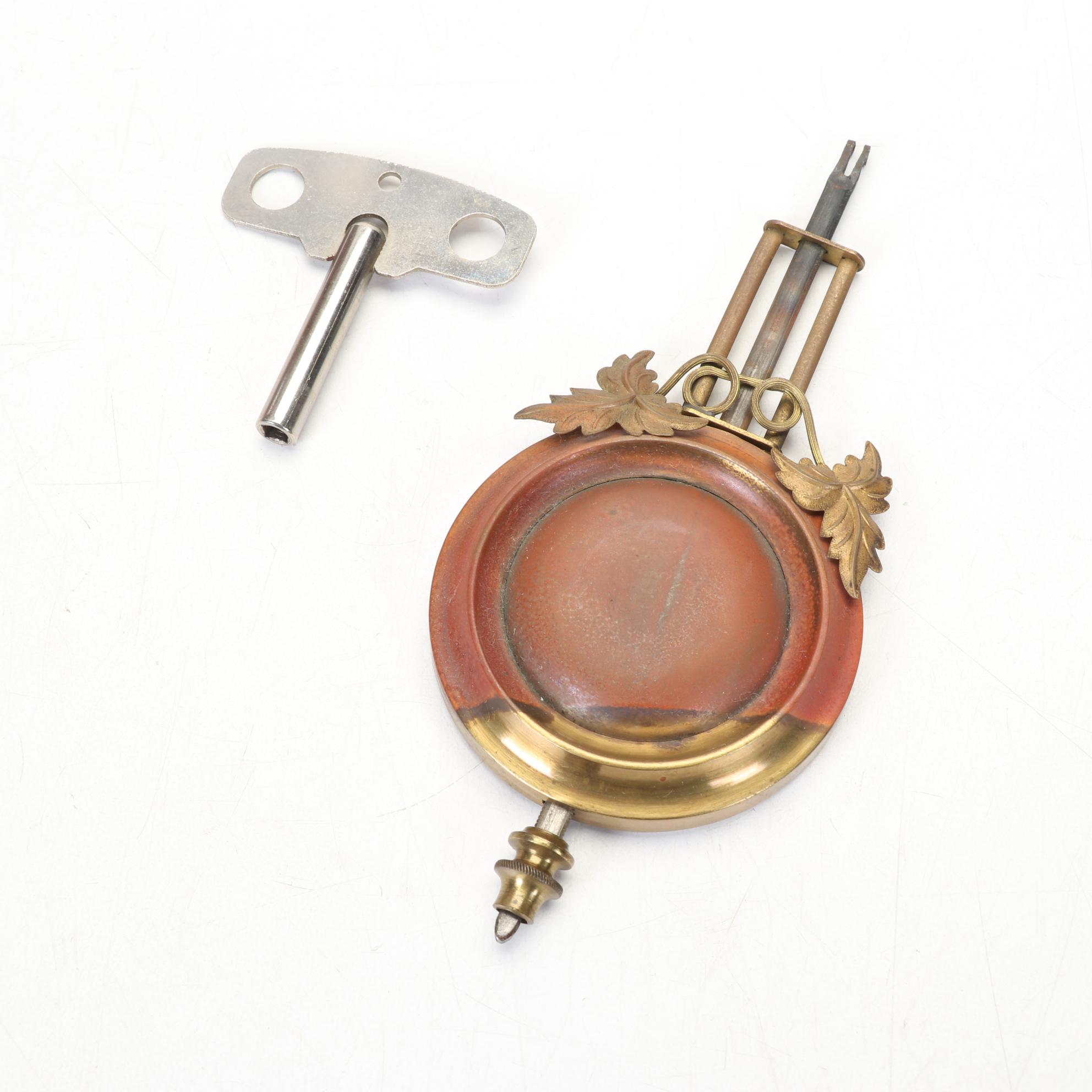 Carved Wood Mantel Clock